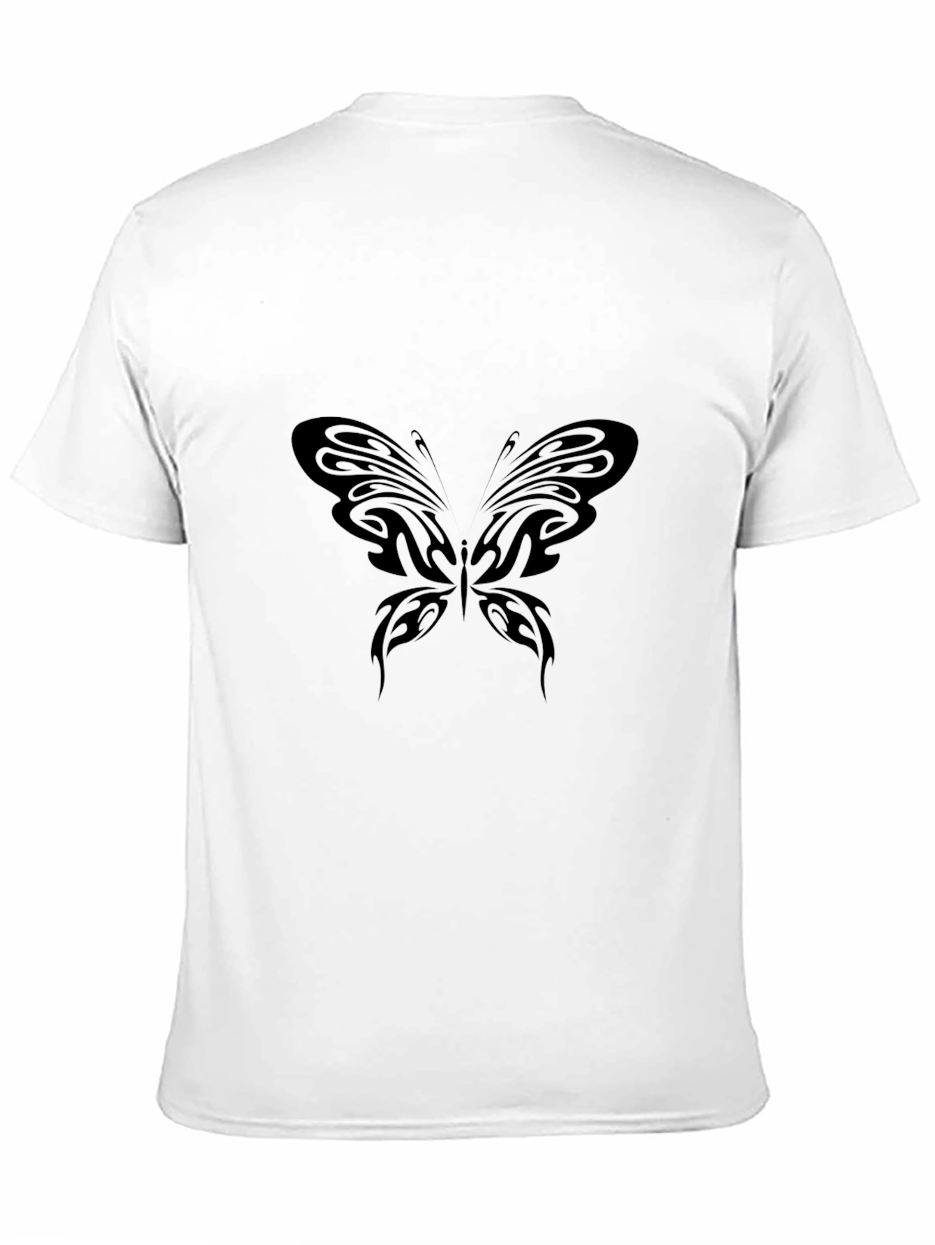 Black Butterfly Graphic Tee - Stylish Casual Wear