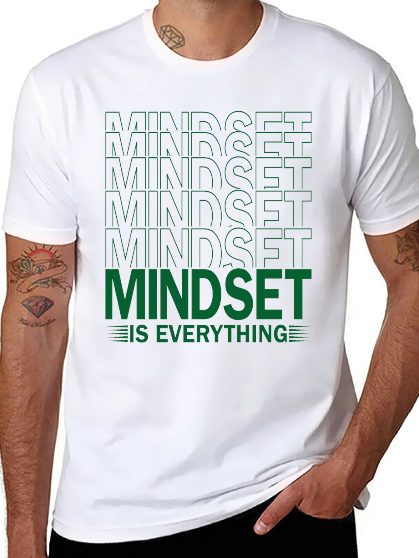 Mindset is Everything Graphic Tee - Motivational T-Shirt