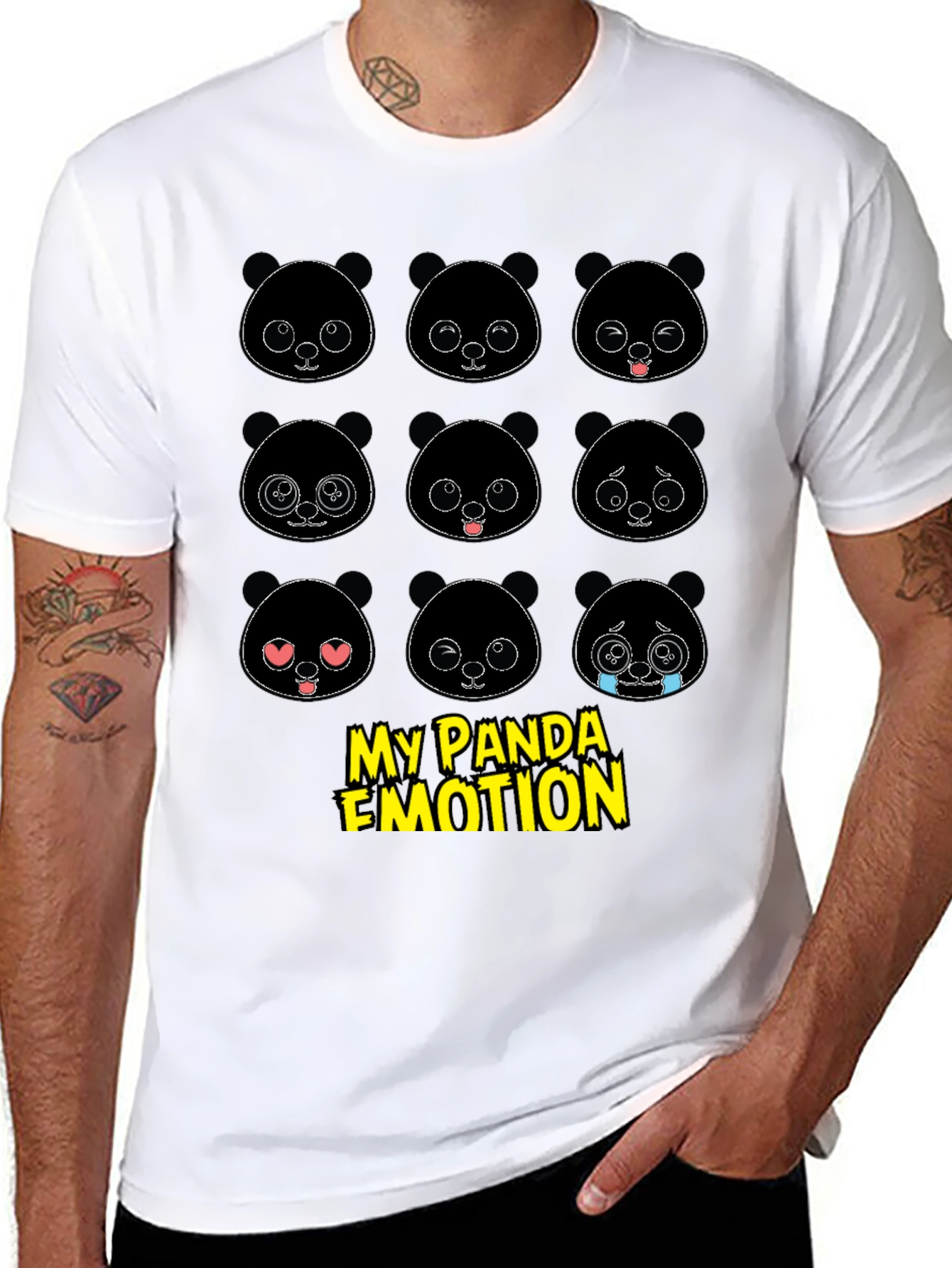 My Panda Emotion Funny T-Shirt