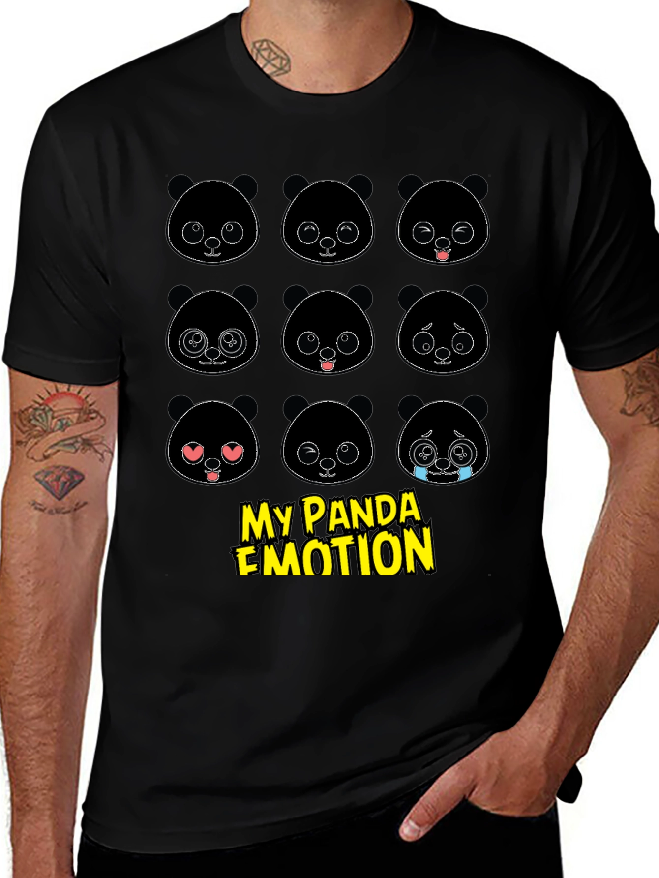 My Panda Emotion Funny T-Shirt