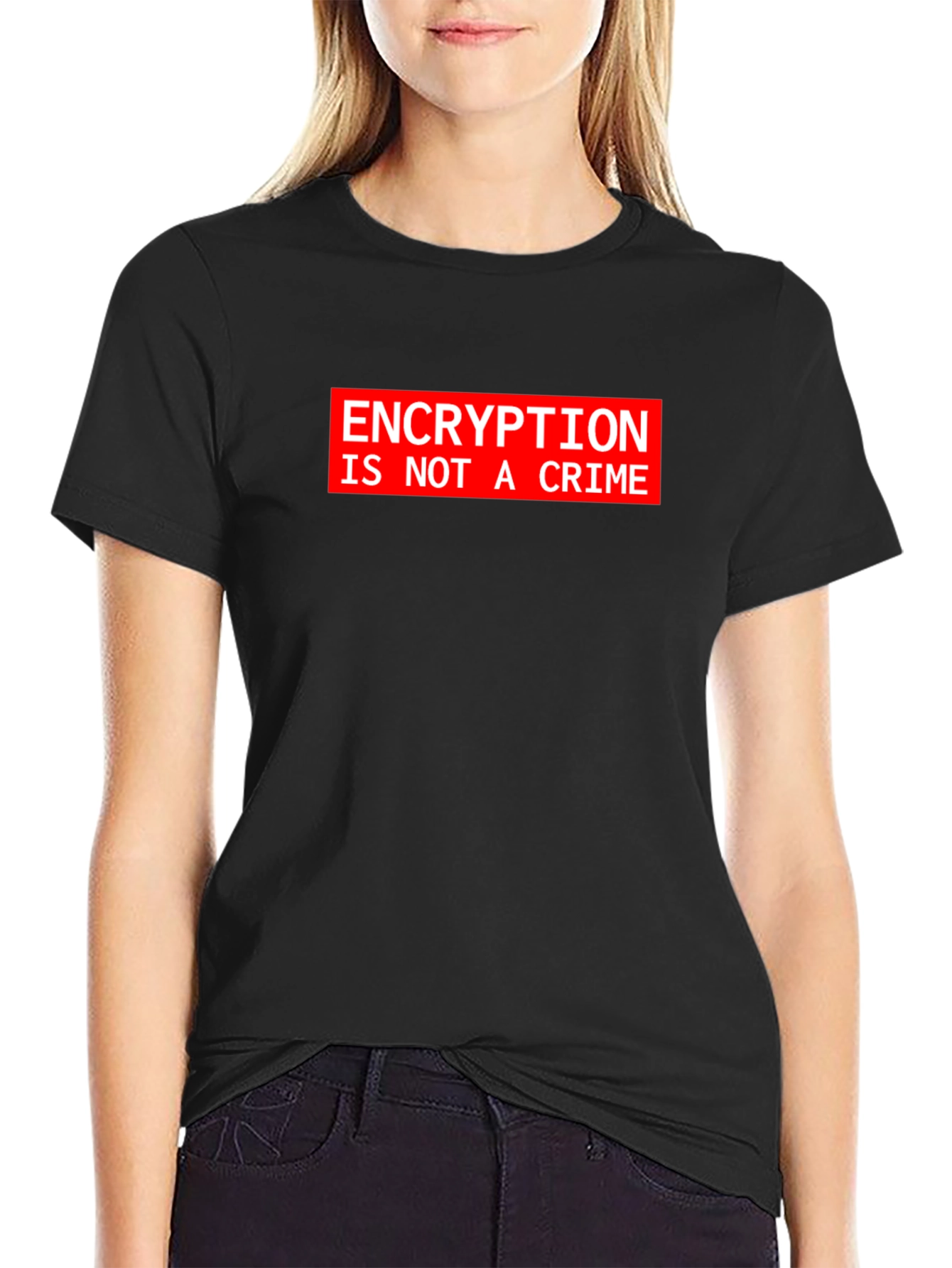 Encryption is Not A Crime Tee