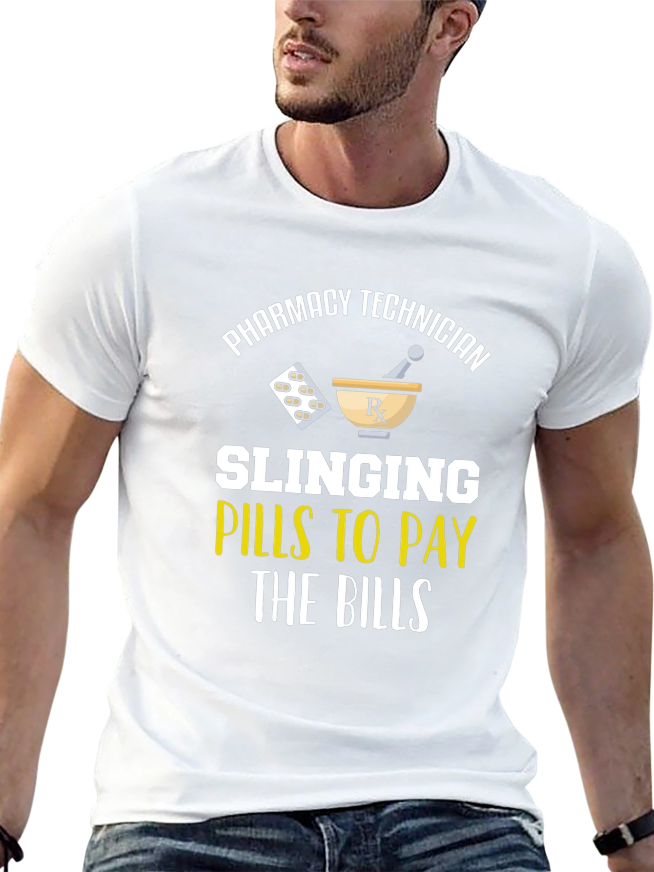 Pharmacy Technician T-Shirt - Slinging Pills