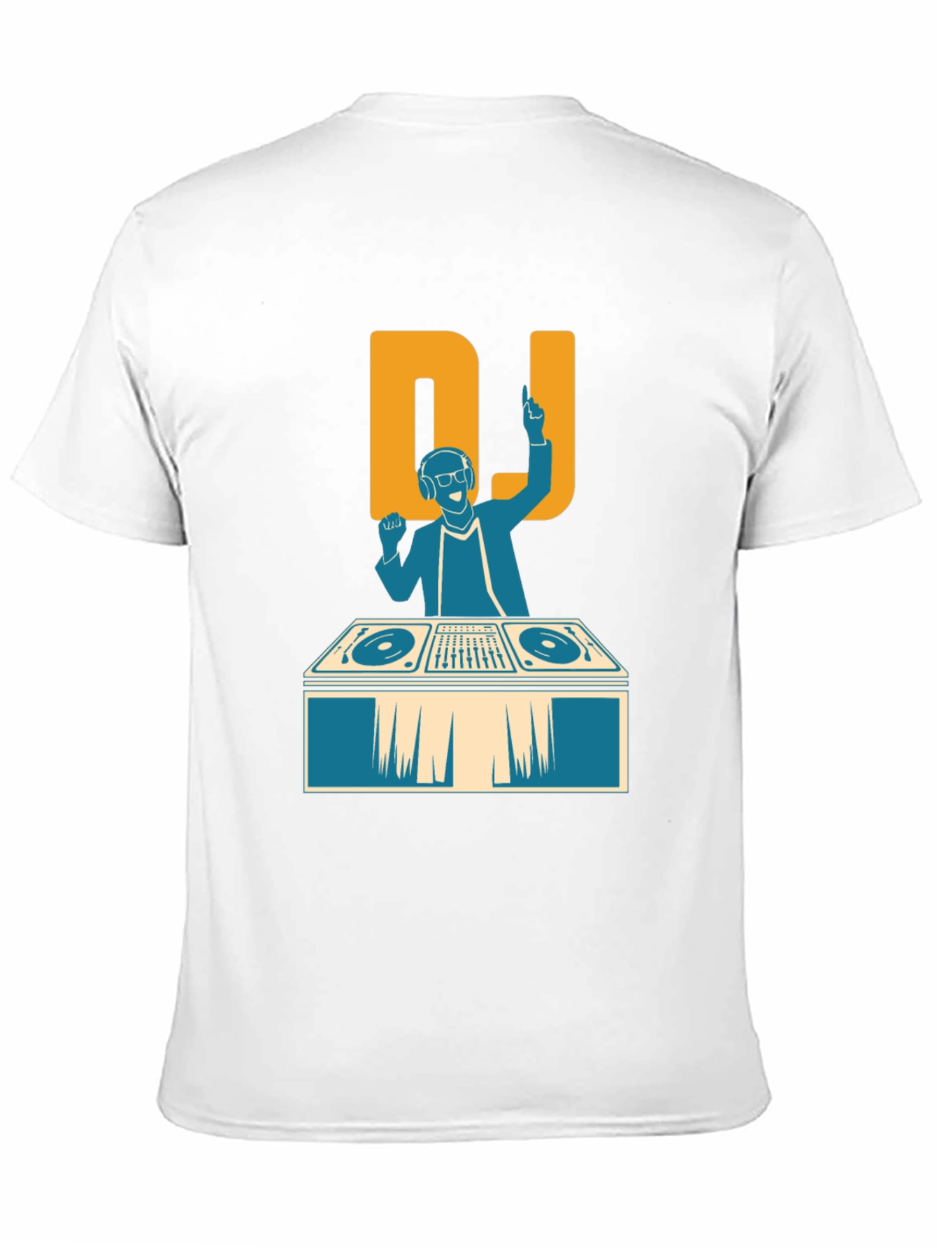 DJ Graphic Print T-Shirt - Black