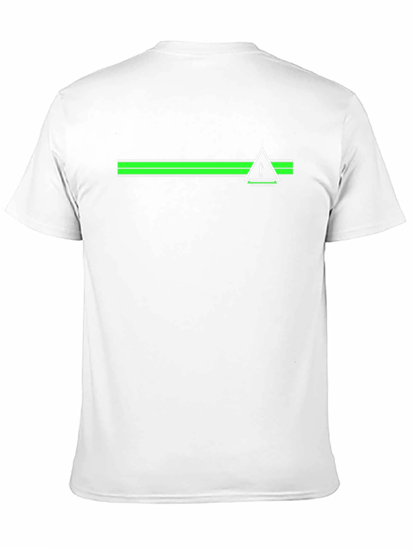 Modern Striped Graphic T-Shirt - Black