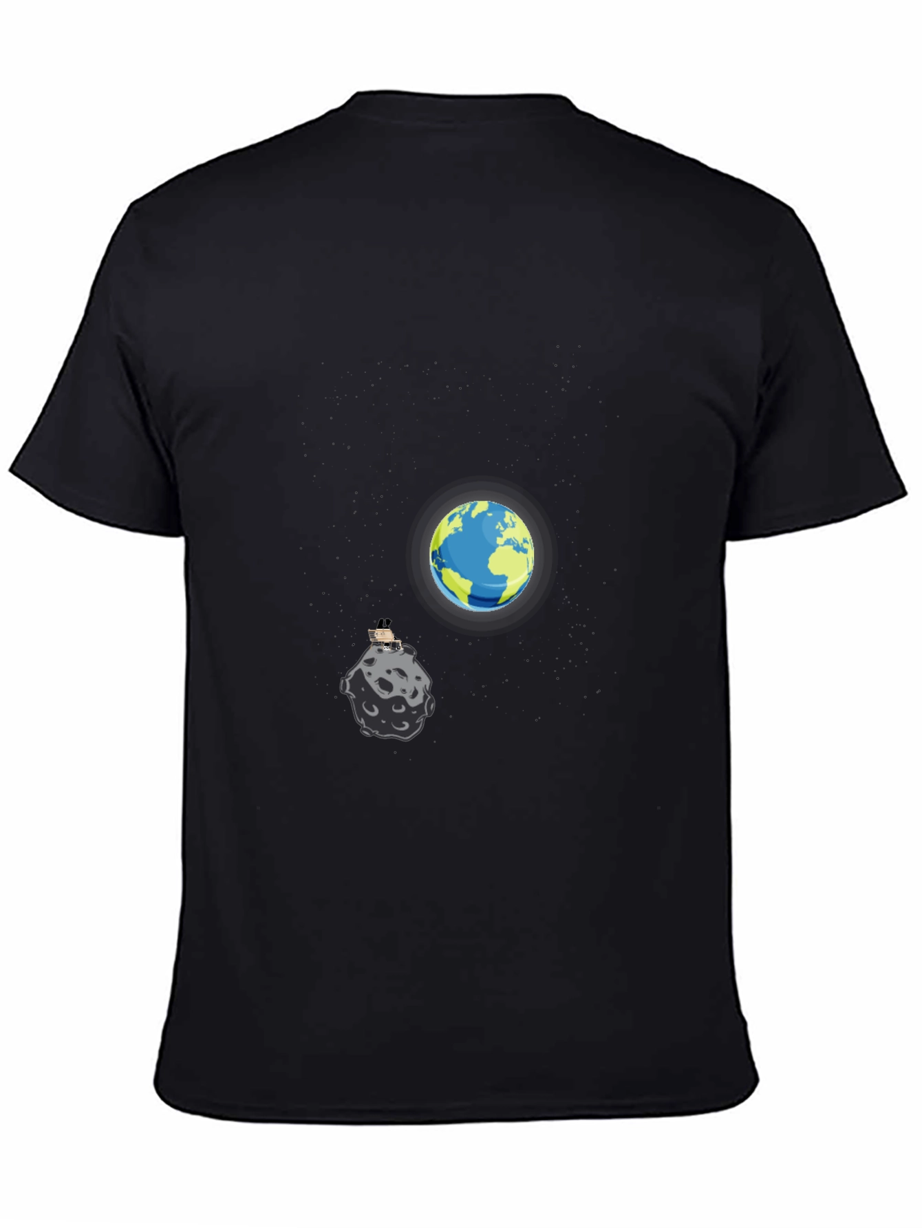 Earth vs. Asteroid Graphic T-Shirt