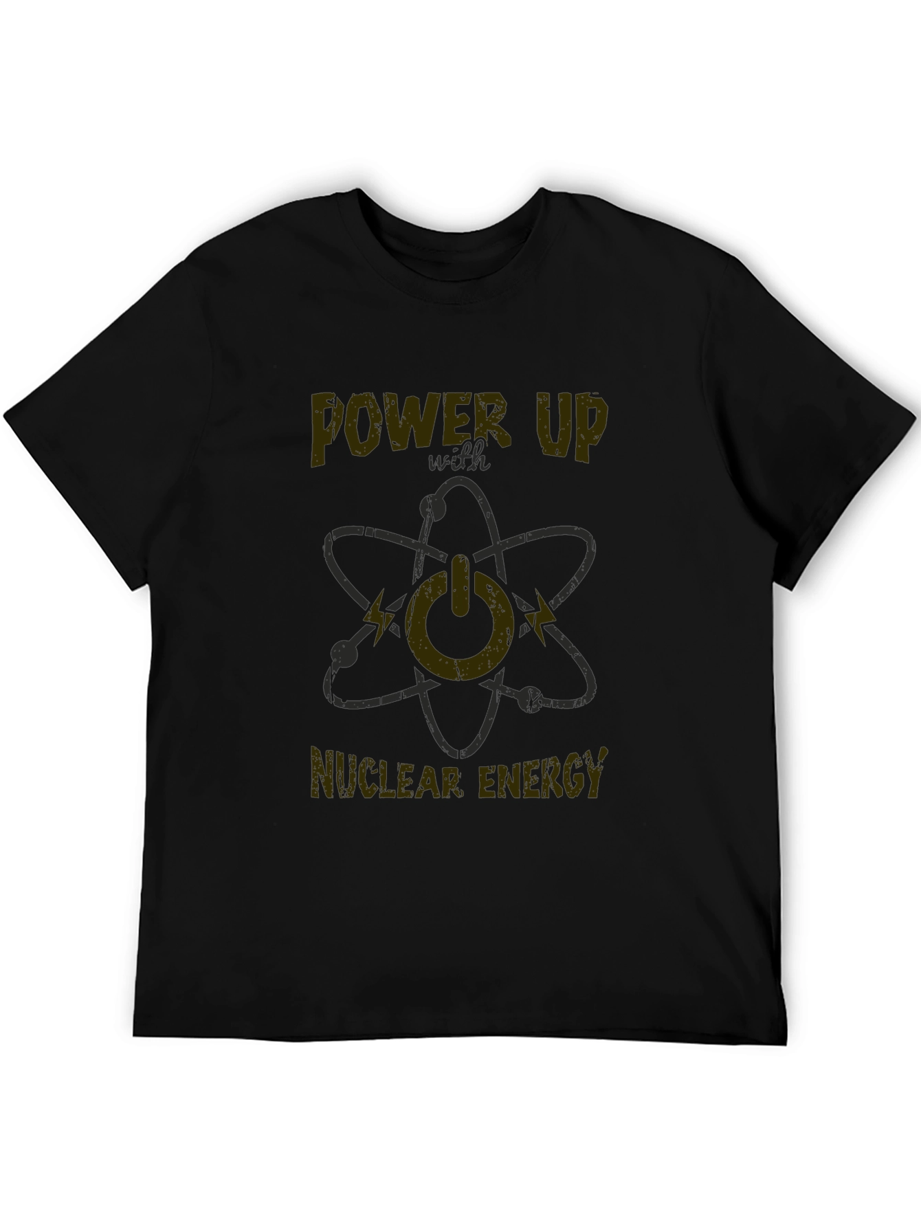 Power Up with Nuclear Energy Graphic T-Shirt