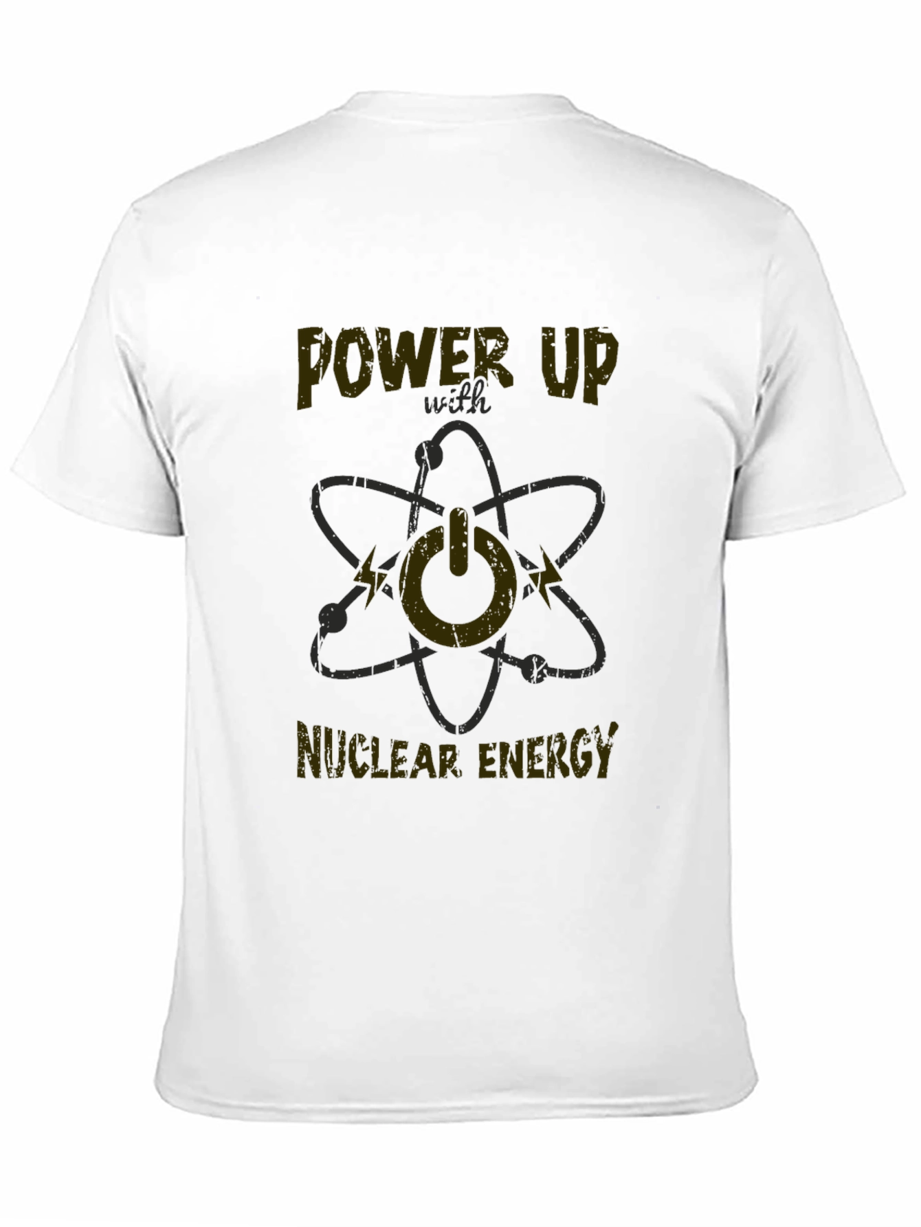 Power Up with Nuclear Energy Graphic T-Shirt