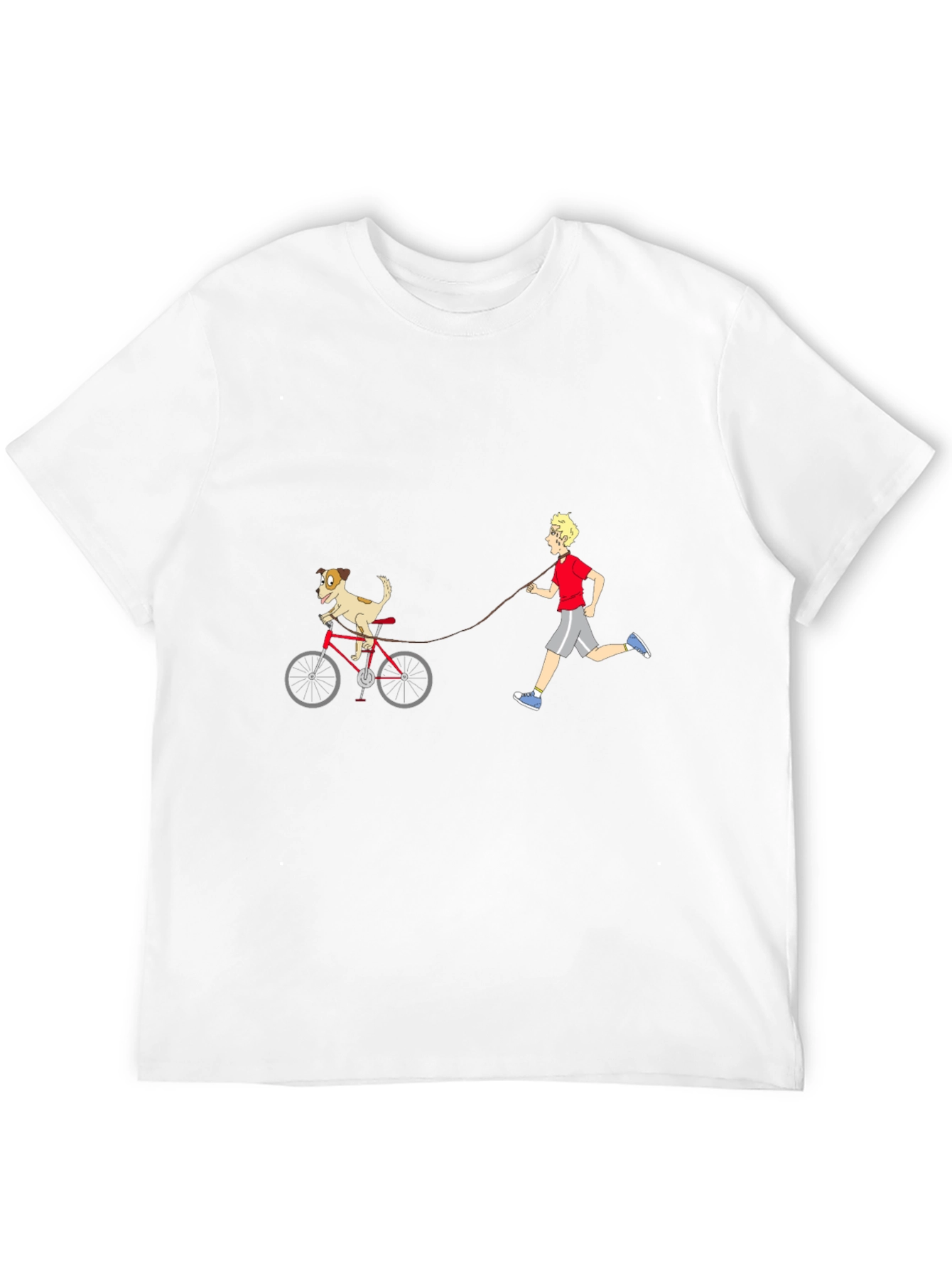 Dog on Bike Graphic Tee