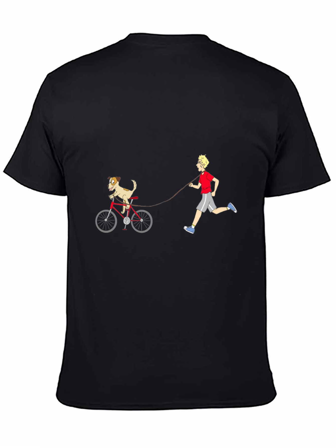 Dog on Bike Graphic Tee