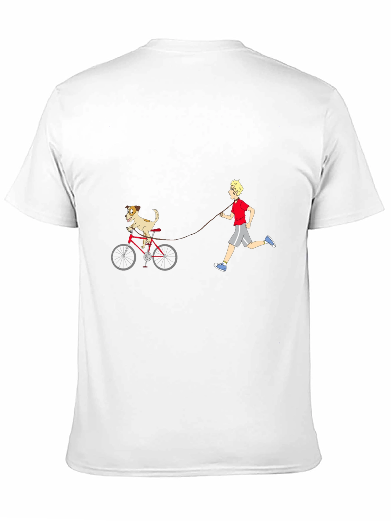 Dog on Bike Graphic Tee