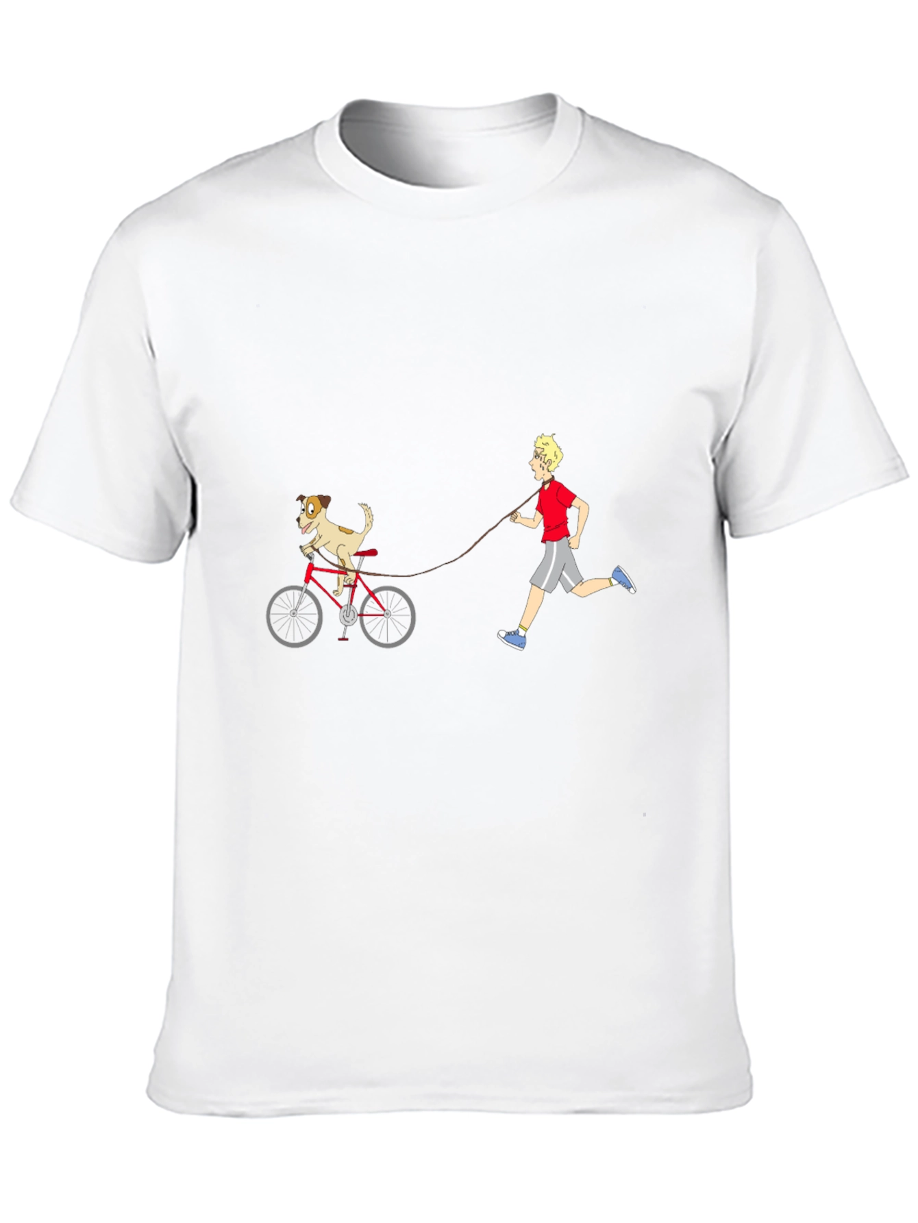 Dog on Bike Graphic Tee