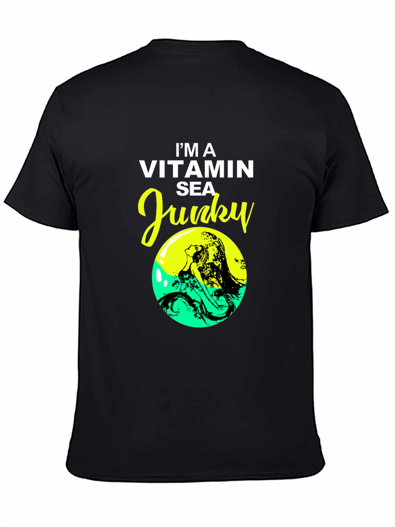 Vitamin Sea Junky Black T-Shirt