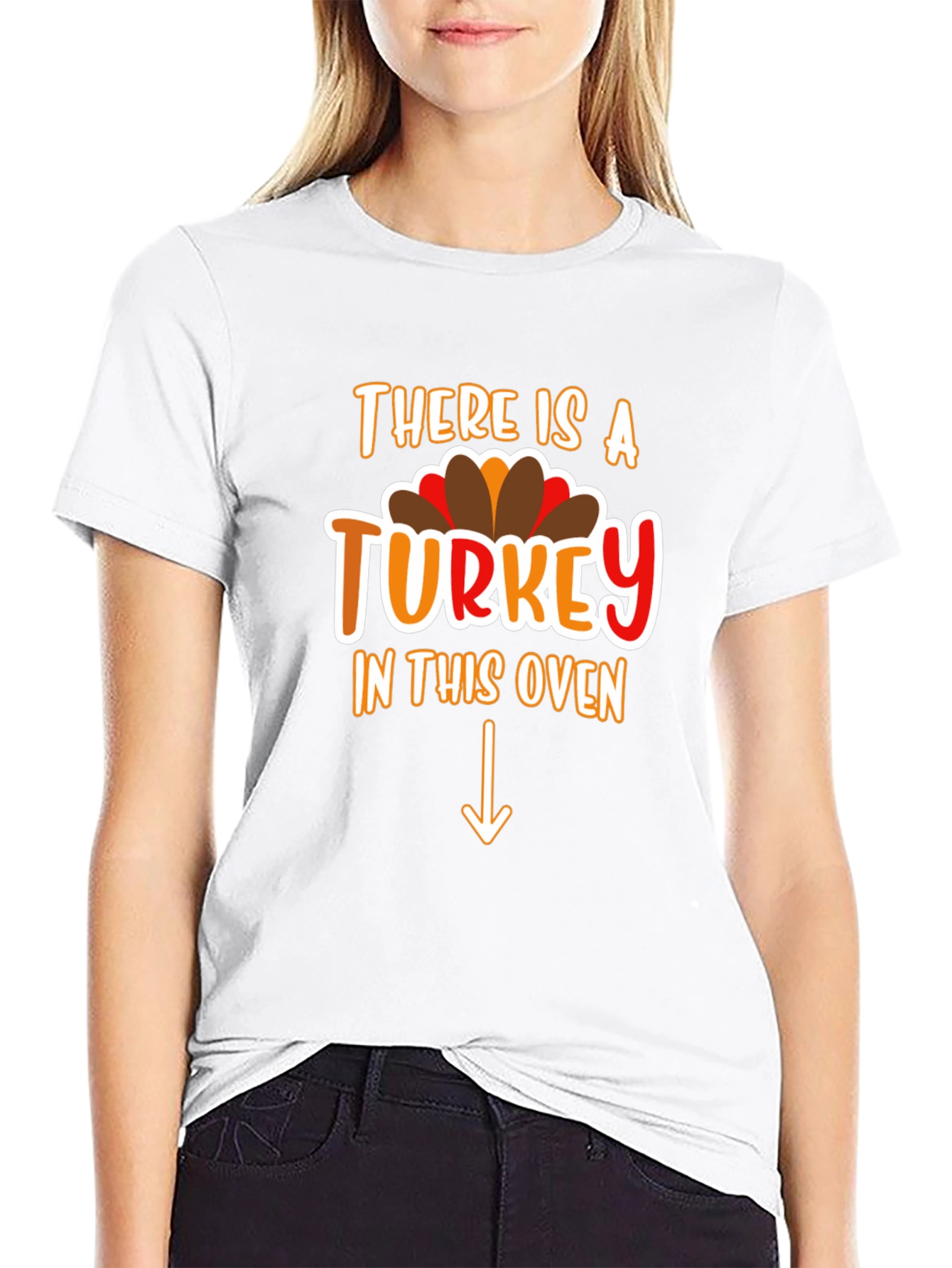 Thanksgiving Pregnancy Announcement T-Shirt