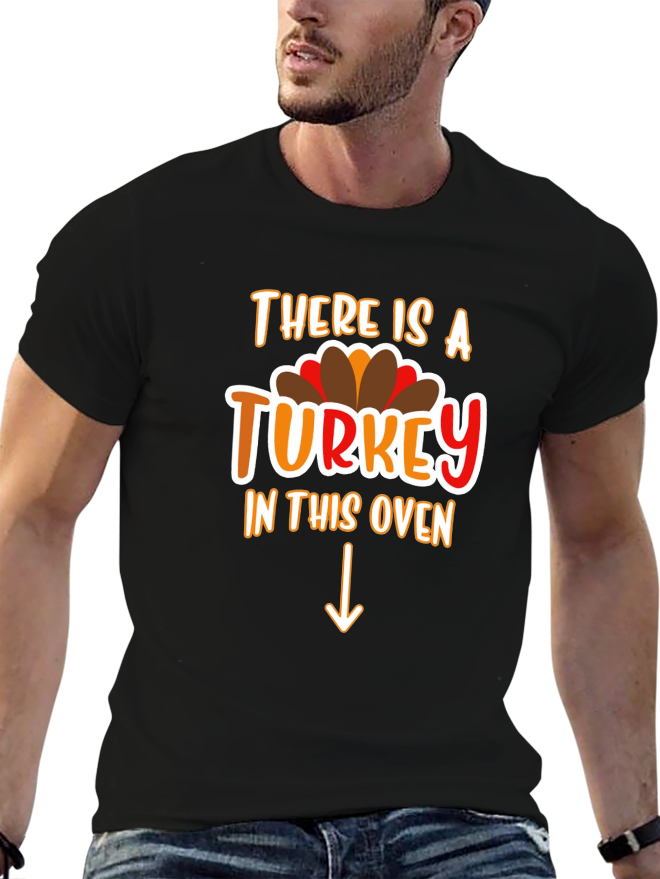 Thanksgiving Pregnancy Announcement T-Shirt