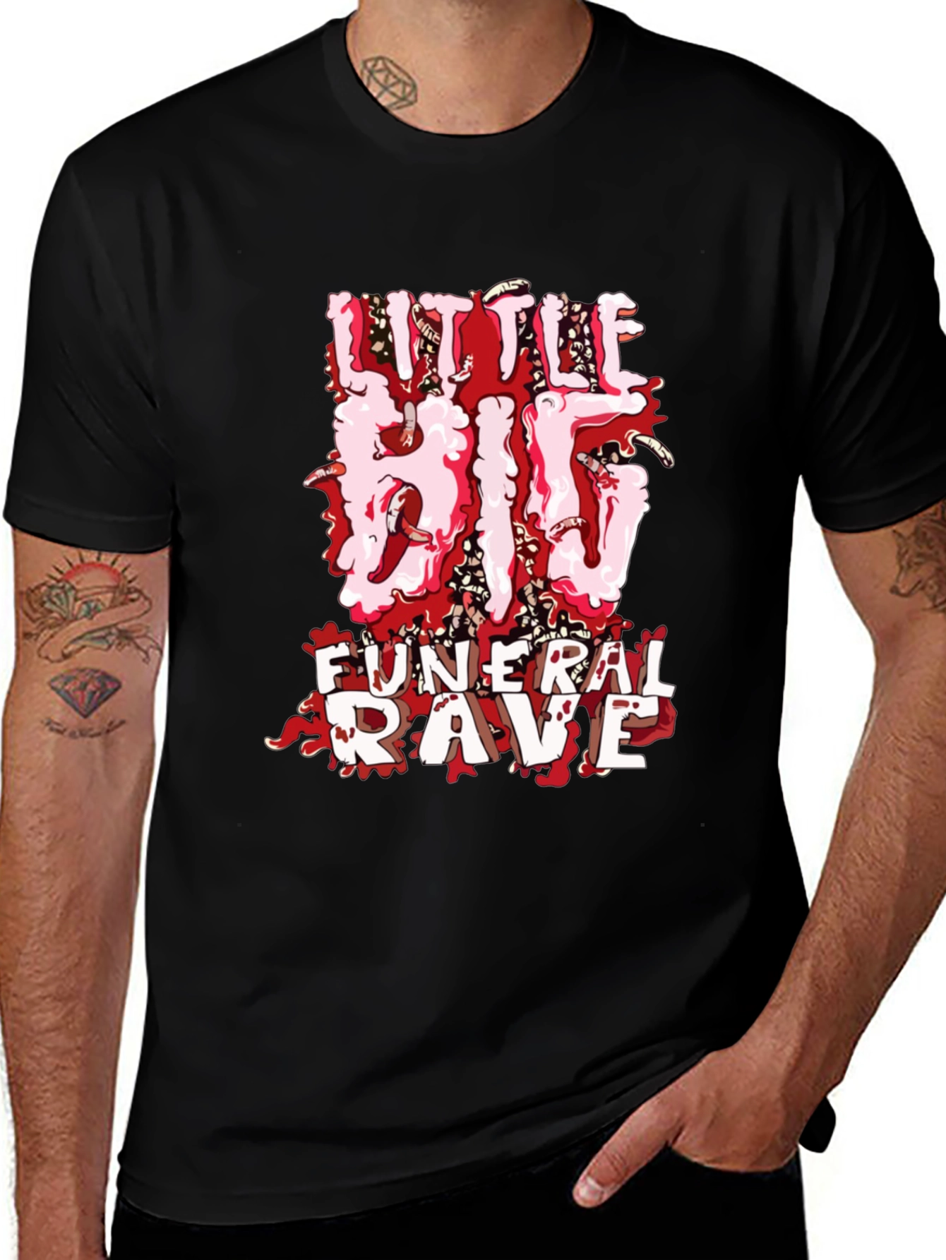 Little Big Funeral Rave Graphic Tee
