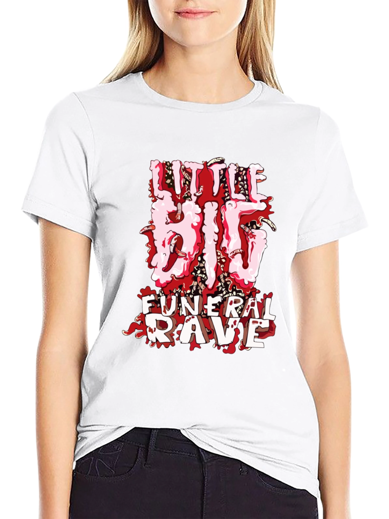 Little Big Funeral Rave Graphic Tee