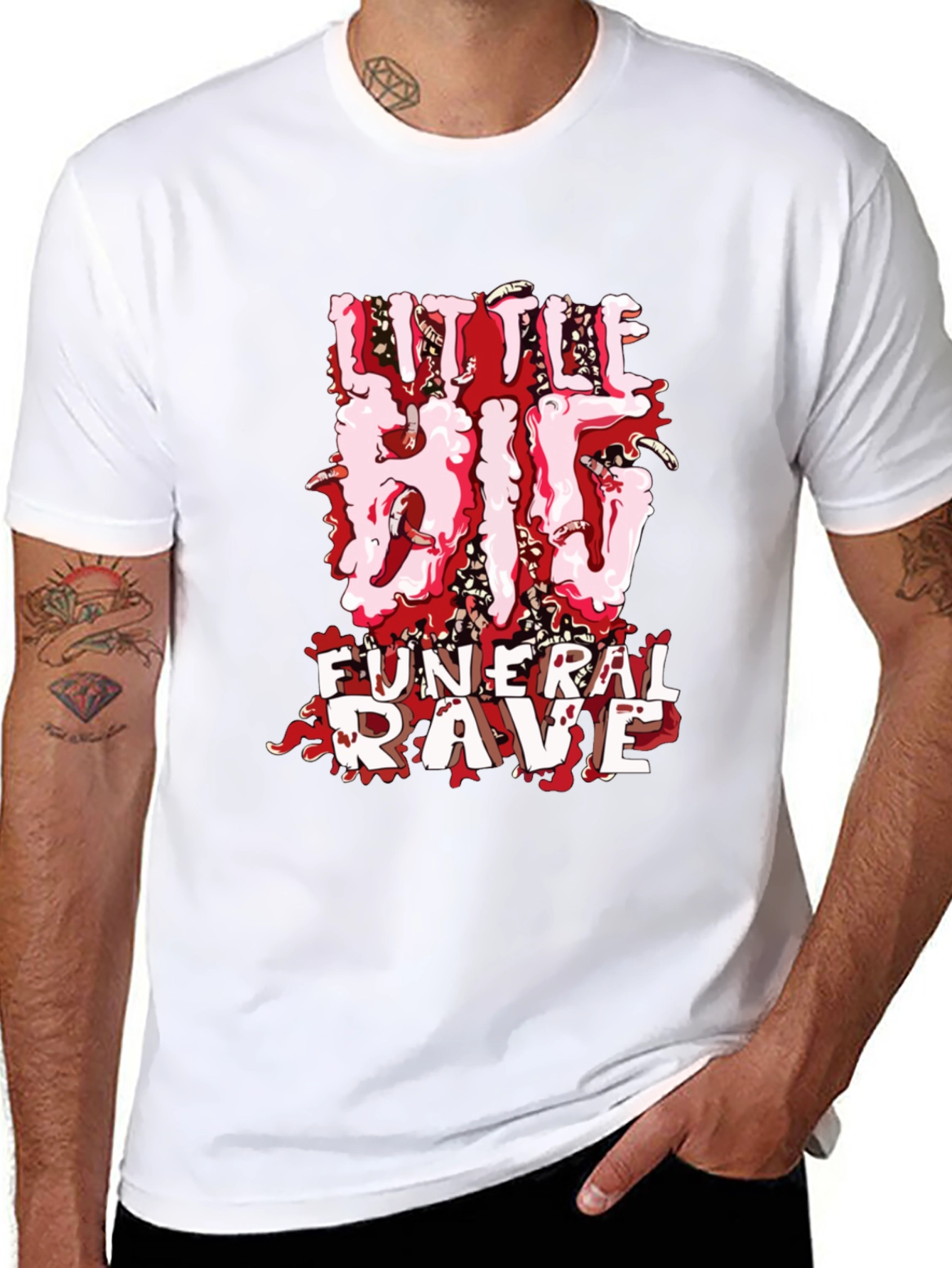Little Big Funeral Rave Graphic Tee