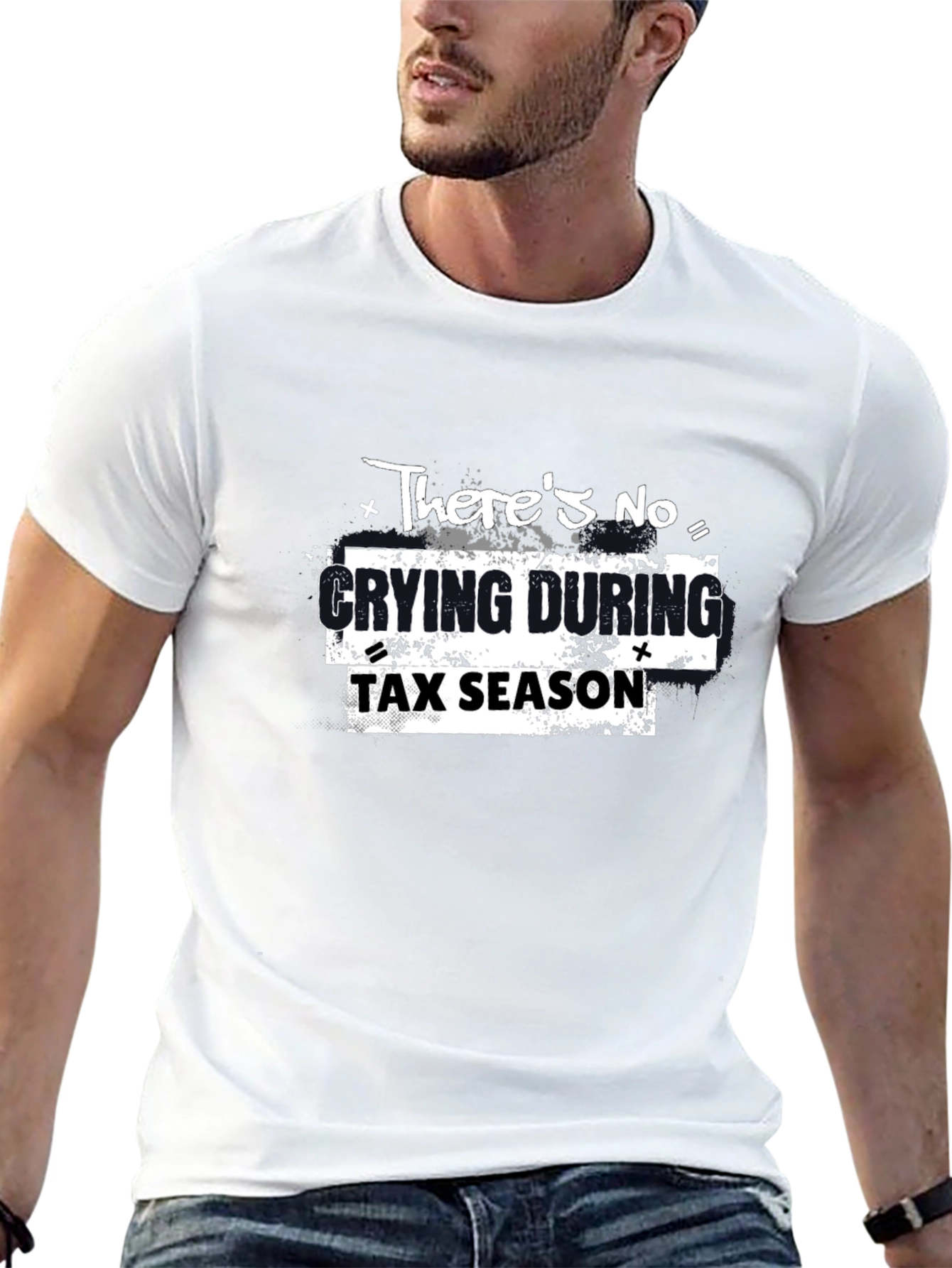 Funny Tax Season T-Shirt - No Crying Graphic Tee