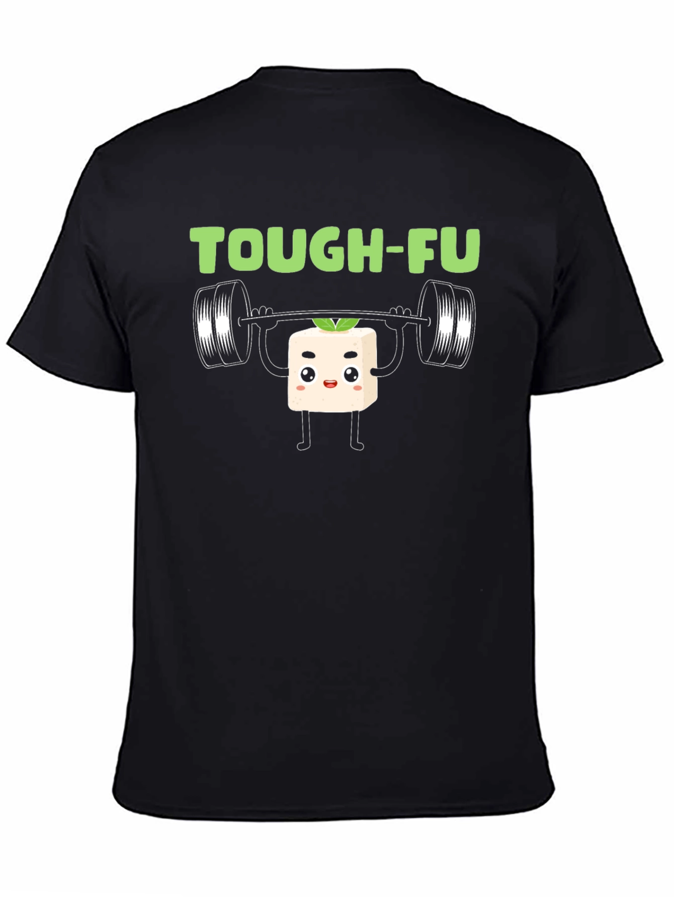 Tough-Fu Tofu Gym Workout Graphic Tee