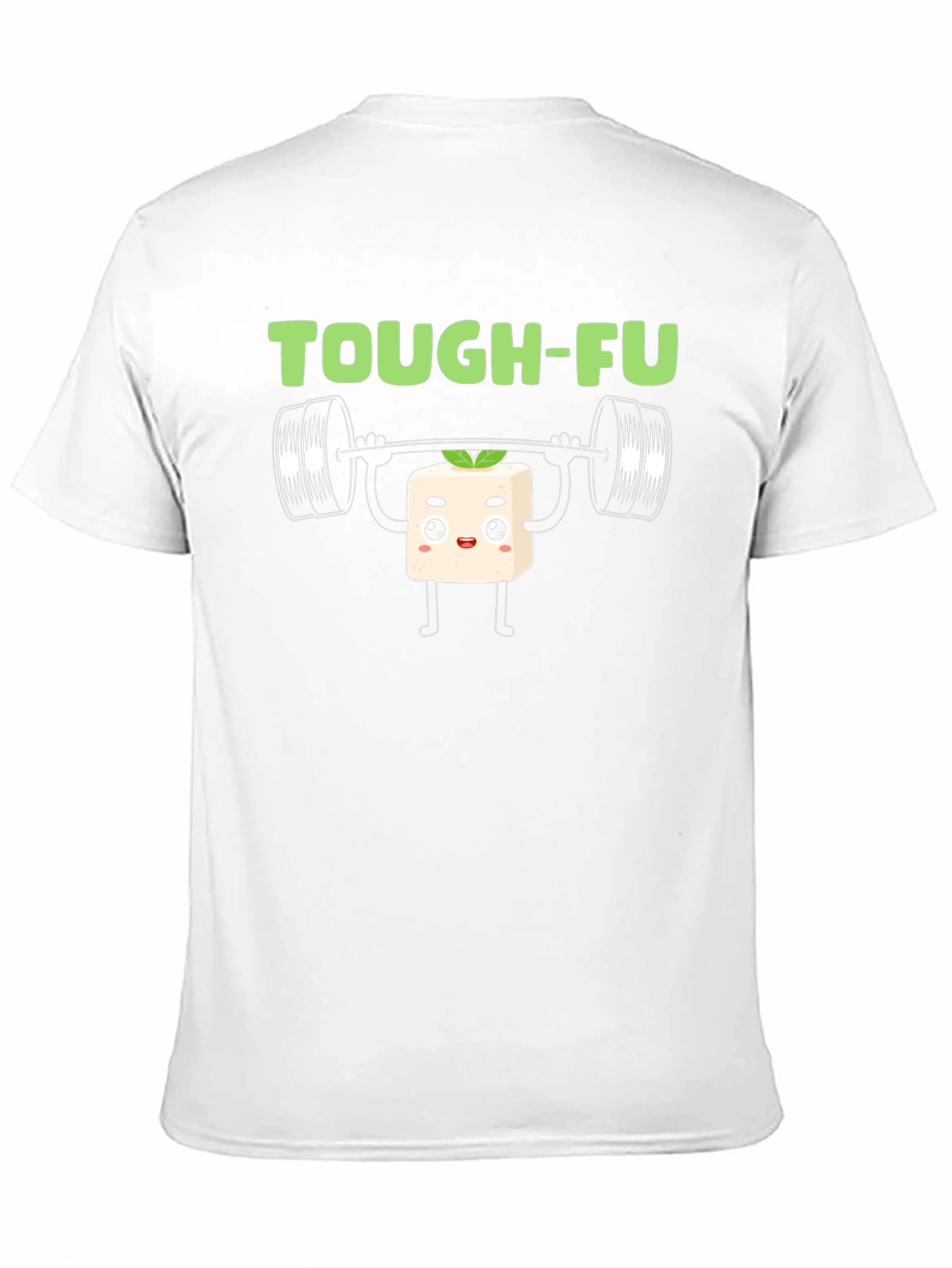 Tough-Fu Tofu Gym Workout Graphic Tee