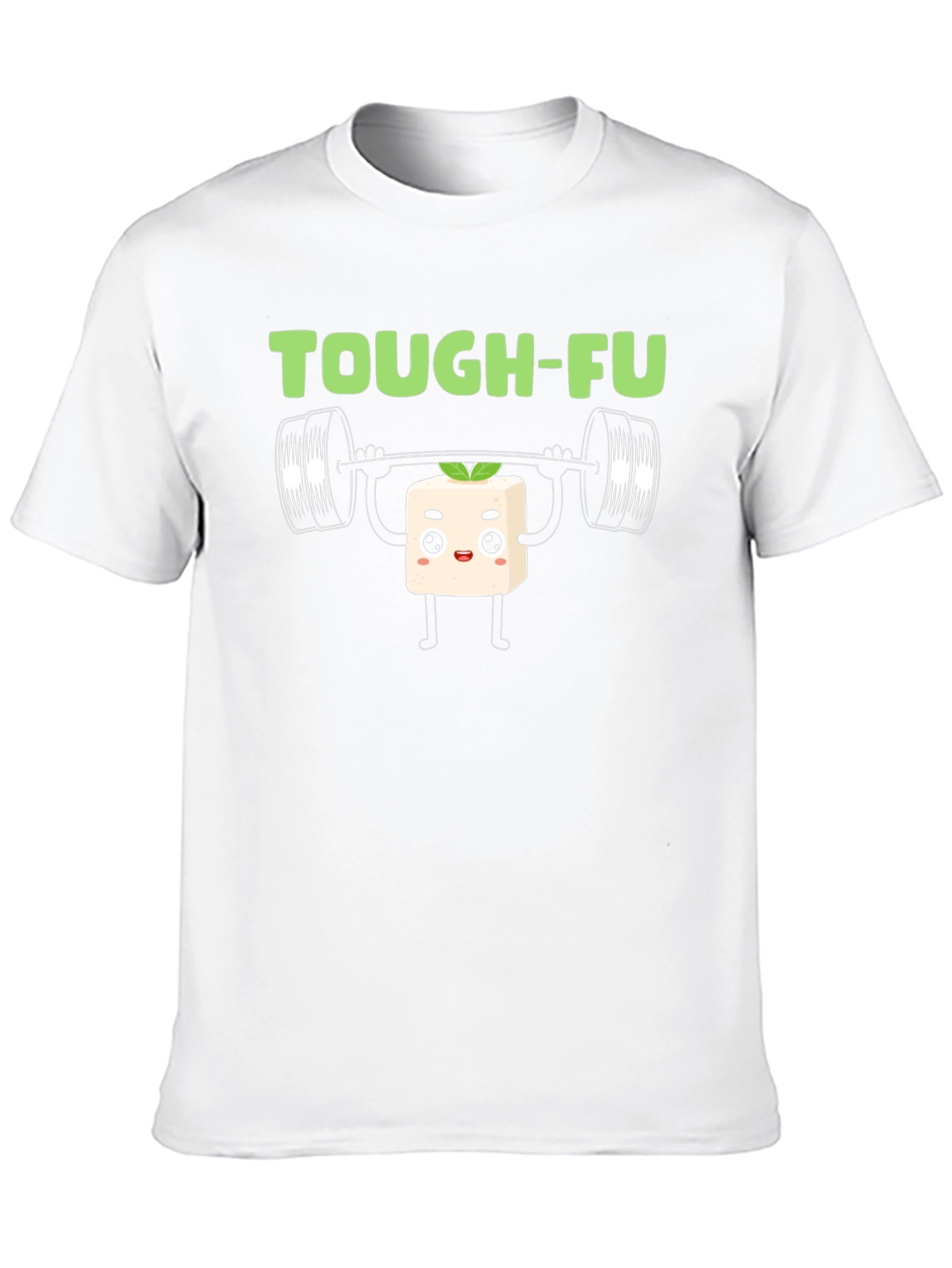 Tough-Fu Tofu Gym Workout Graphic Tee