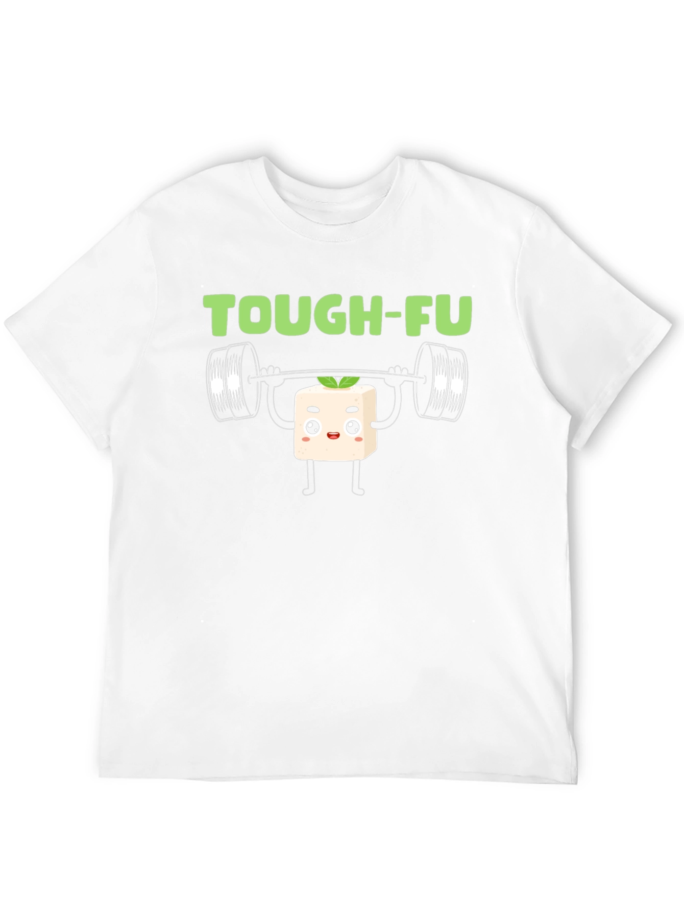 Tough-Fu Tofu Gym Workout Graphic Tee