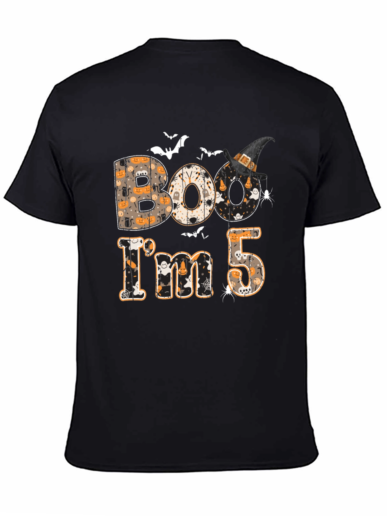 Halloween 5th Birthday Shirt - Boo Im 5