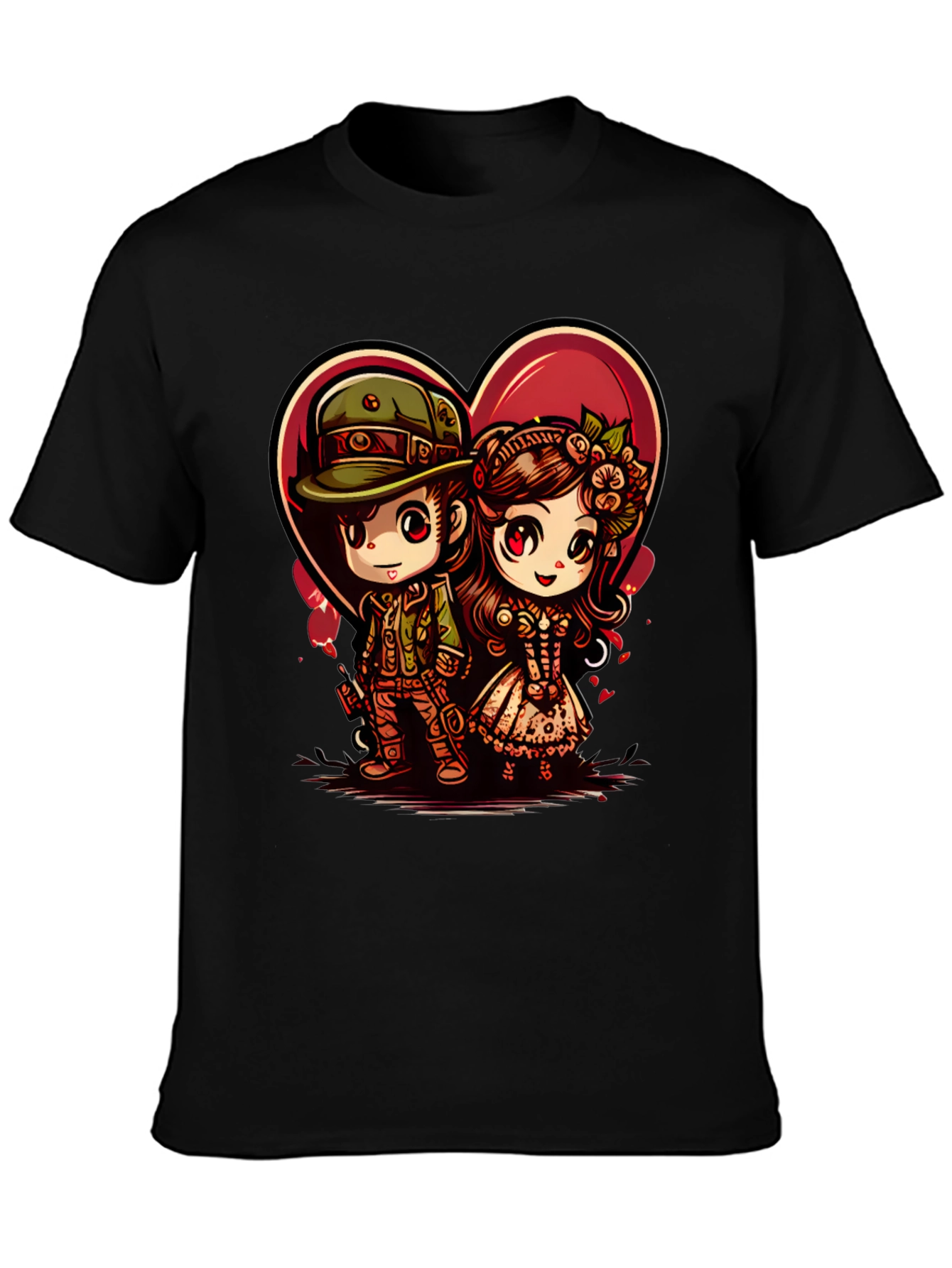 Cute Anime Couple T-Shirt