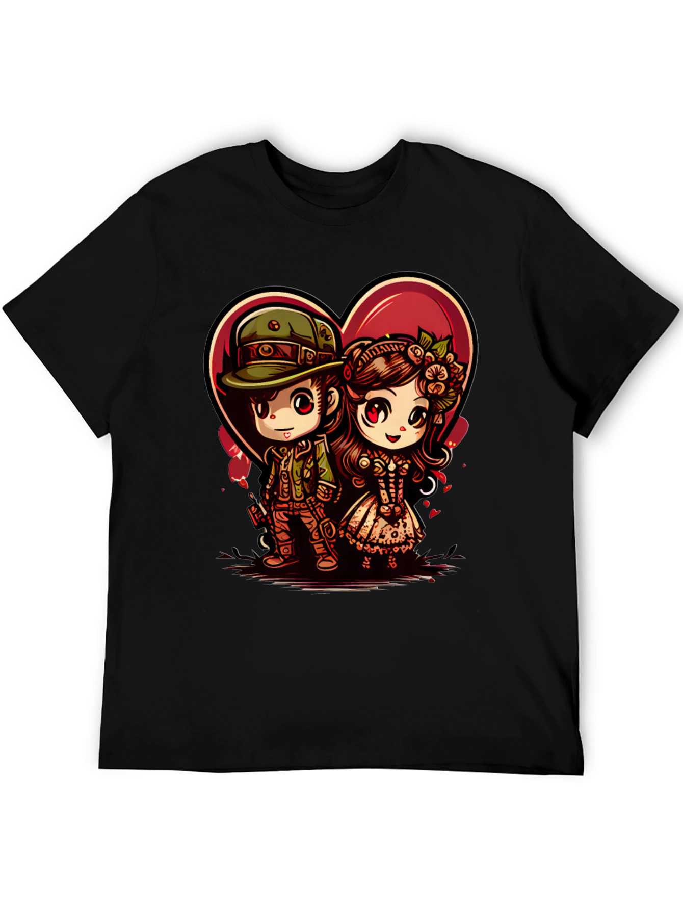 Cute Anime Couple T-Shirt