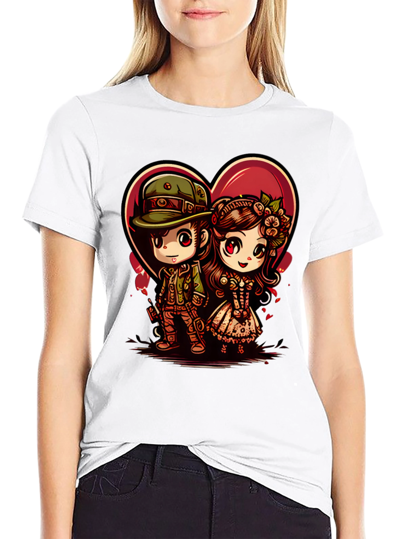 Cute Anime Couple T-Shirt