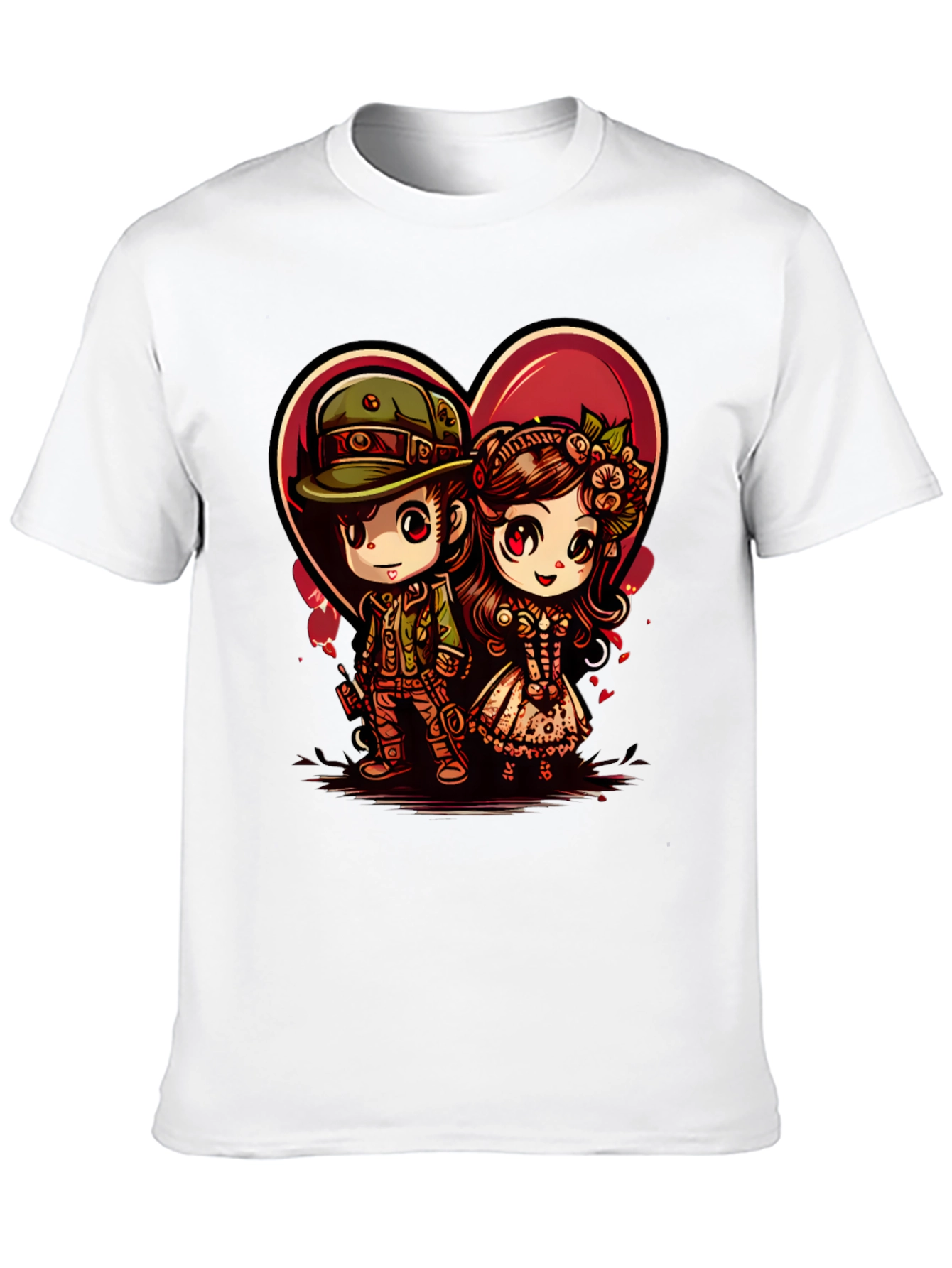 Cute Anime Couple T-Shirt