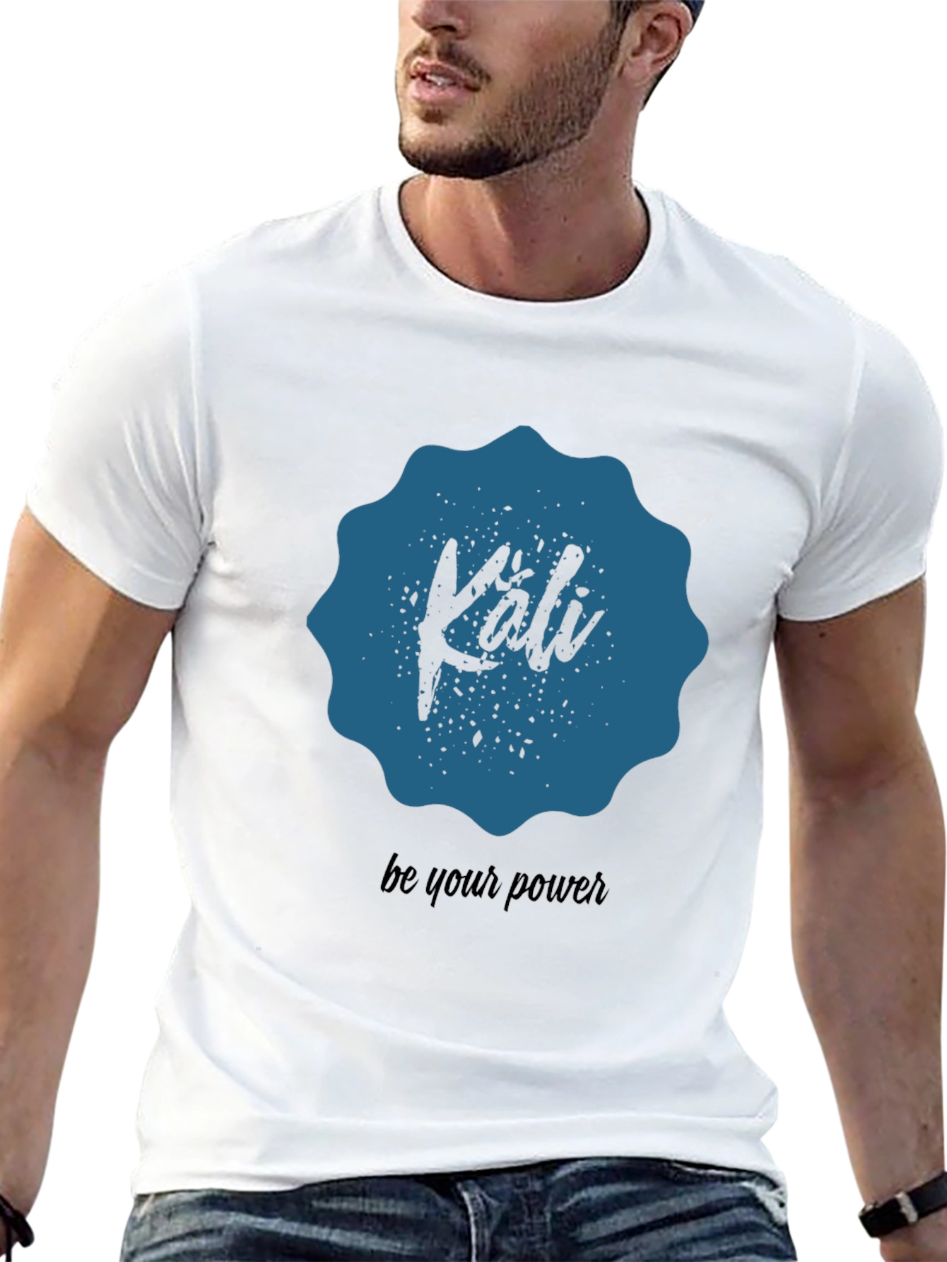 Kali Be Your Power Graphic T-Shirt - Black