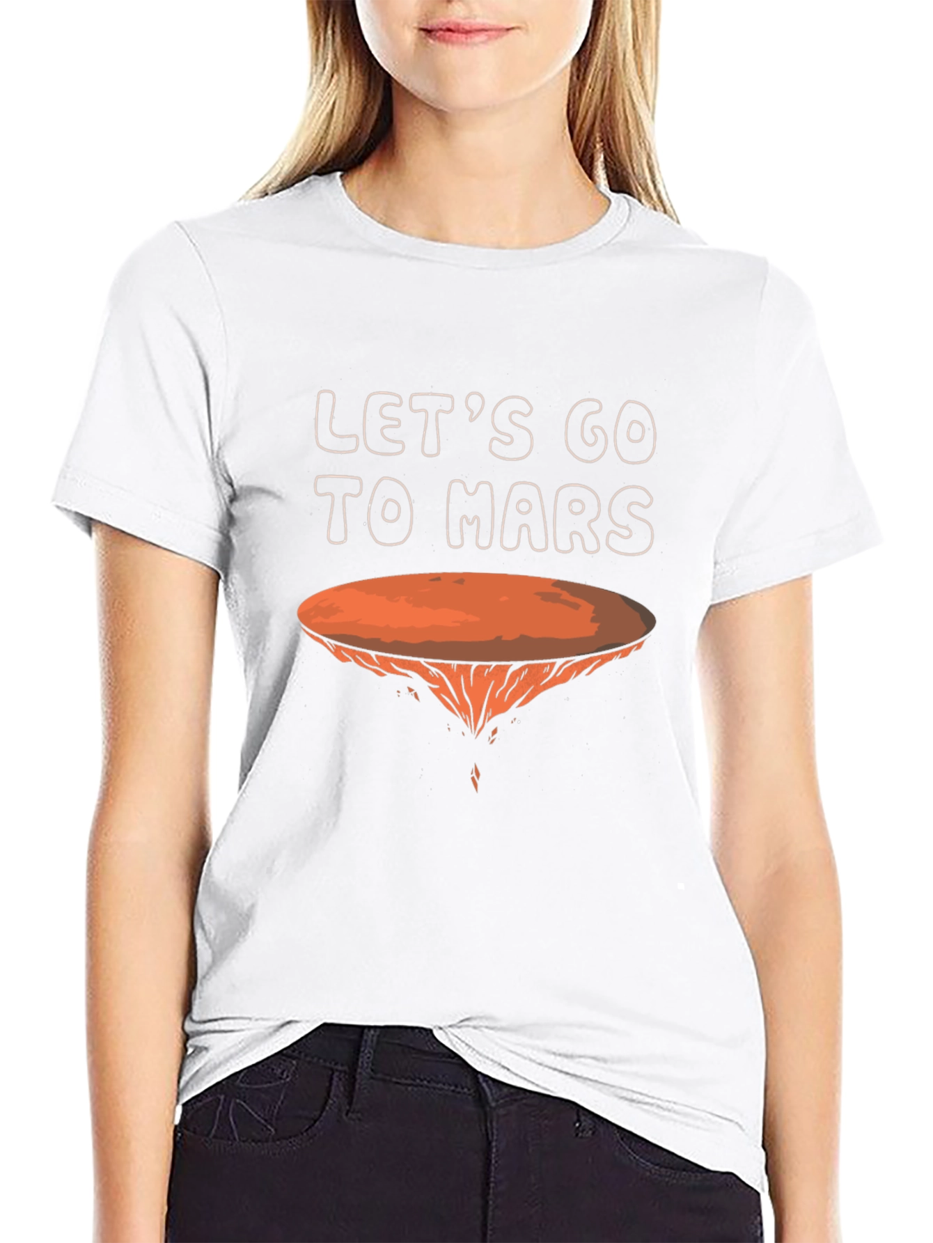 Lets Go To Mars T-Shirt Black