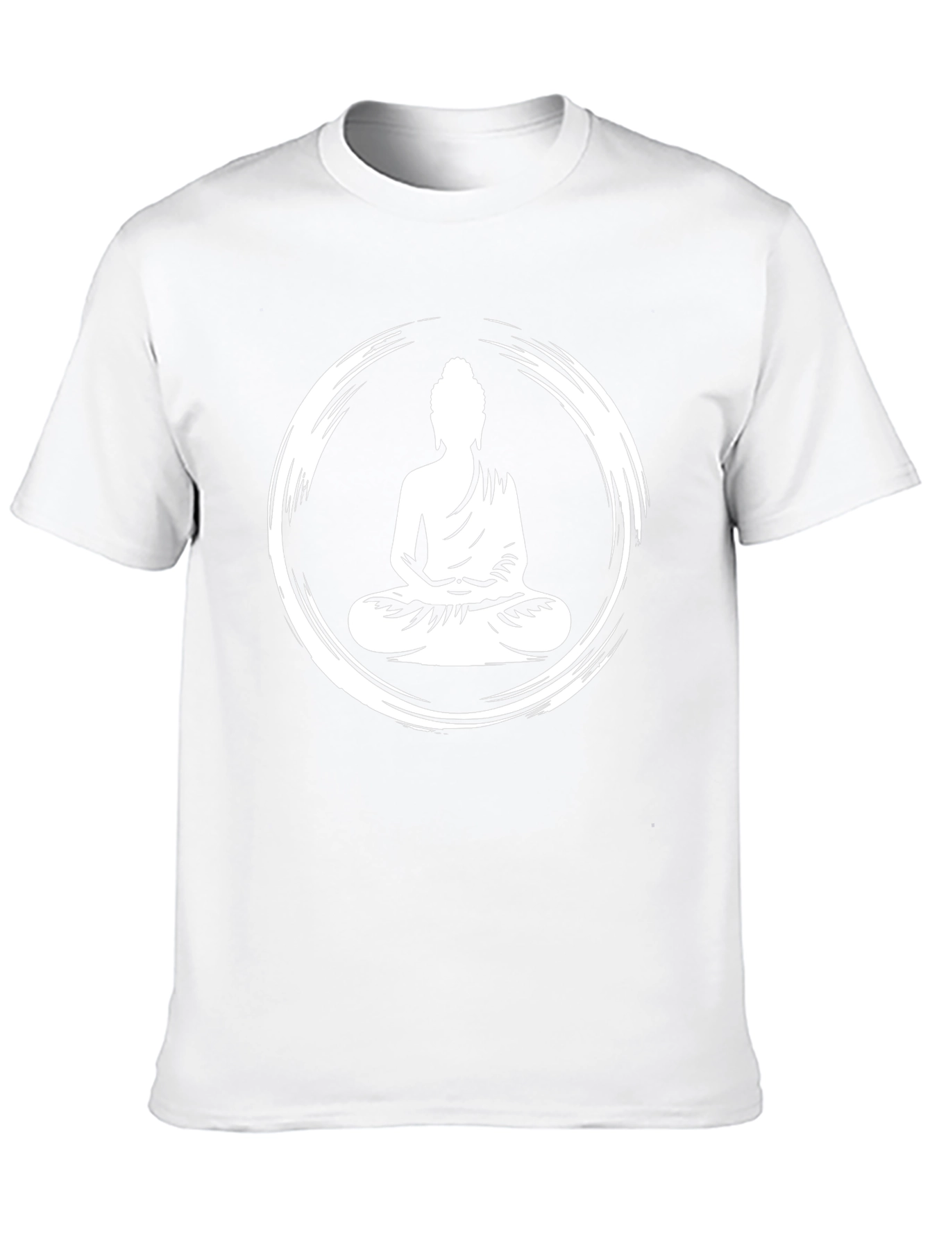 Buddha Zen Circle Graphic T-Shirt - Spiritual Style
