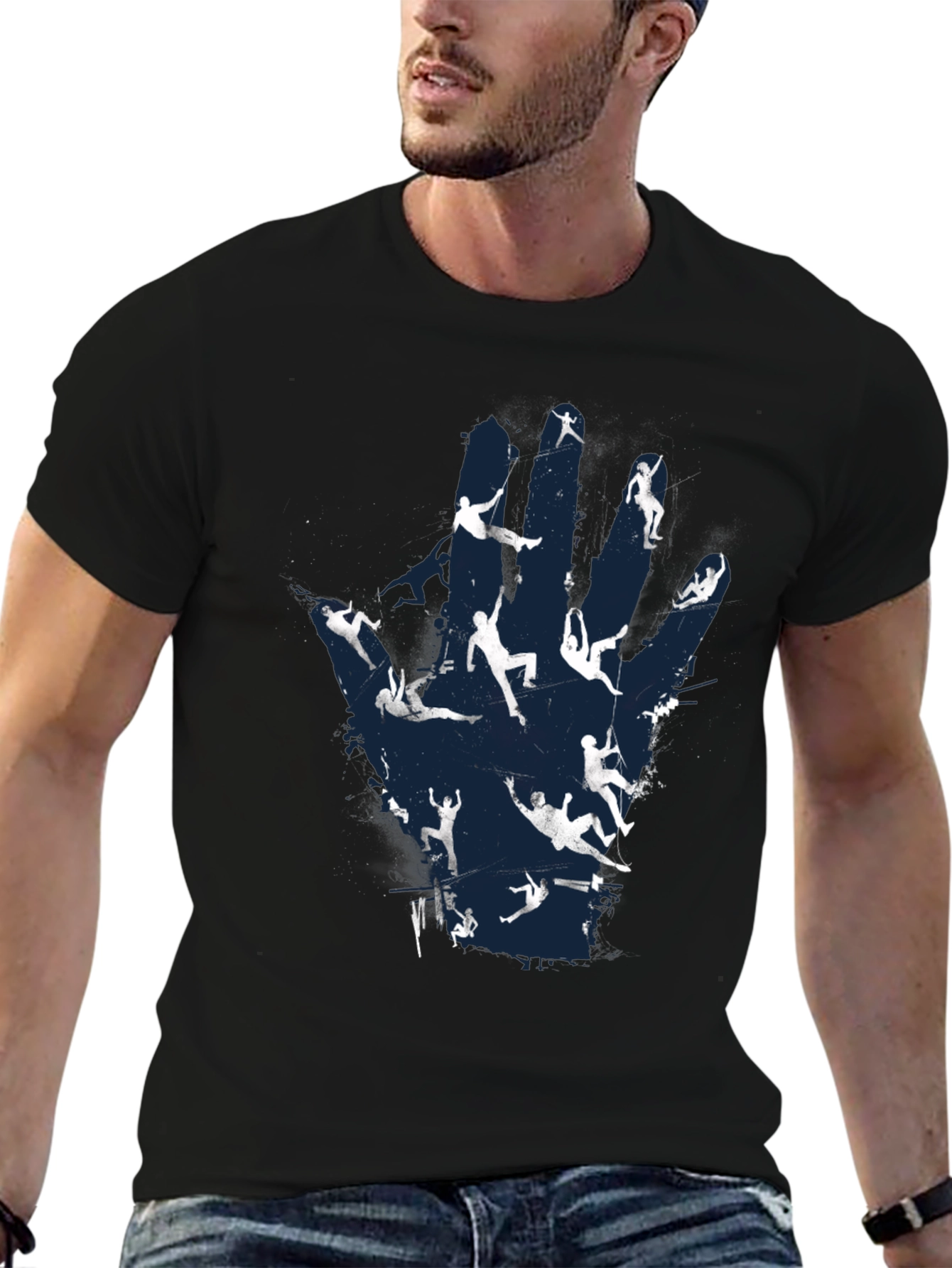 Climbers Hand T-Shirt - Rock Climbing Tee