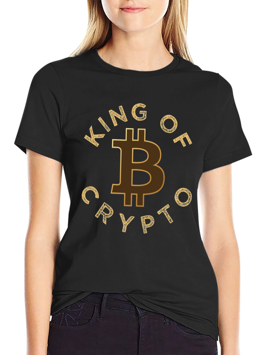 King of Crypto Bitcoin T-Shirt