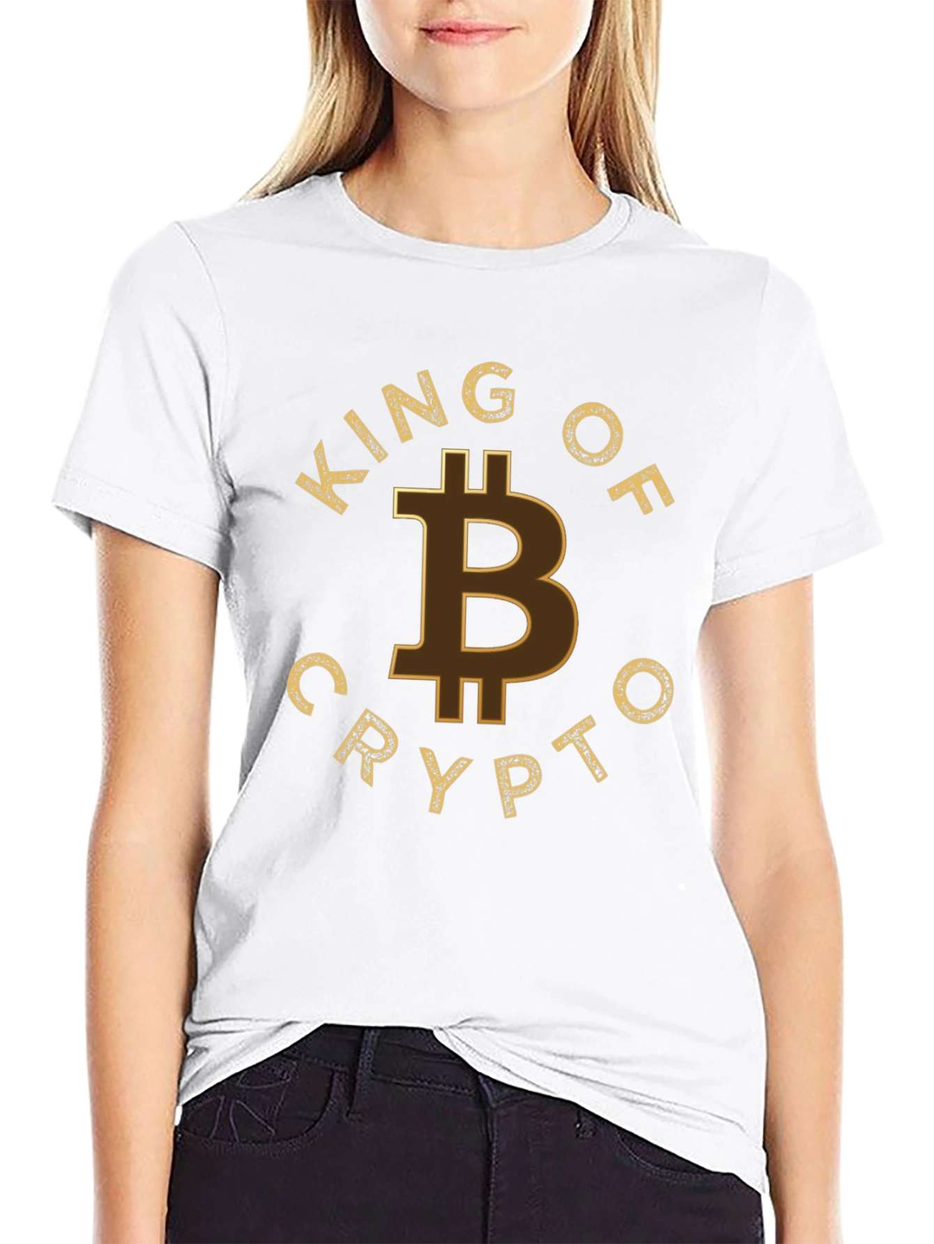 King of Crypto Bitcoin T-Shirt