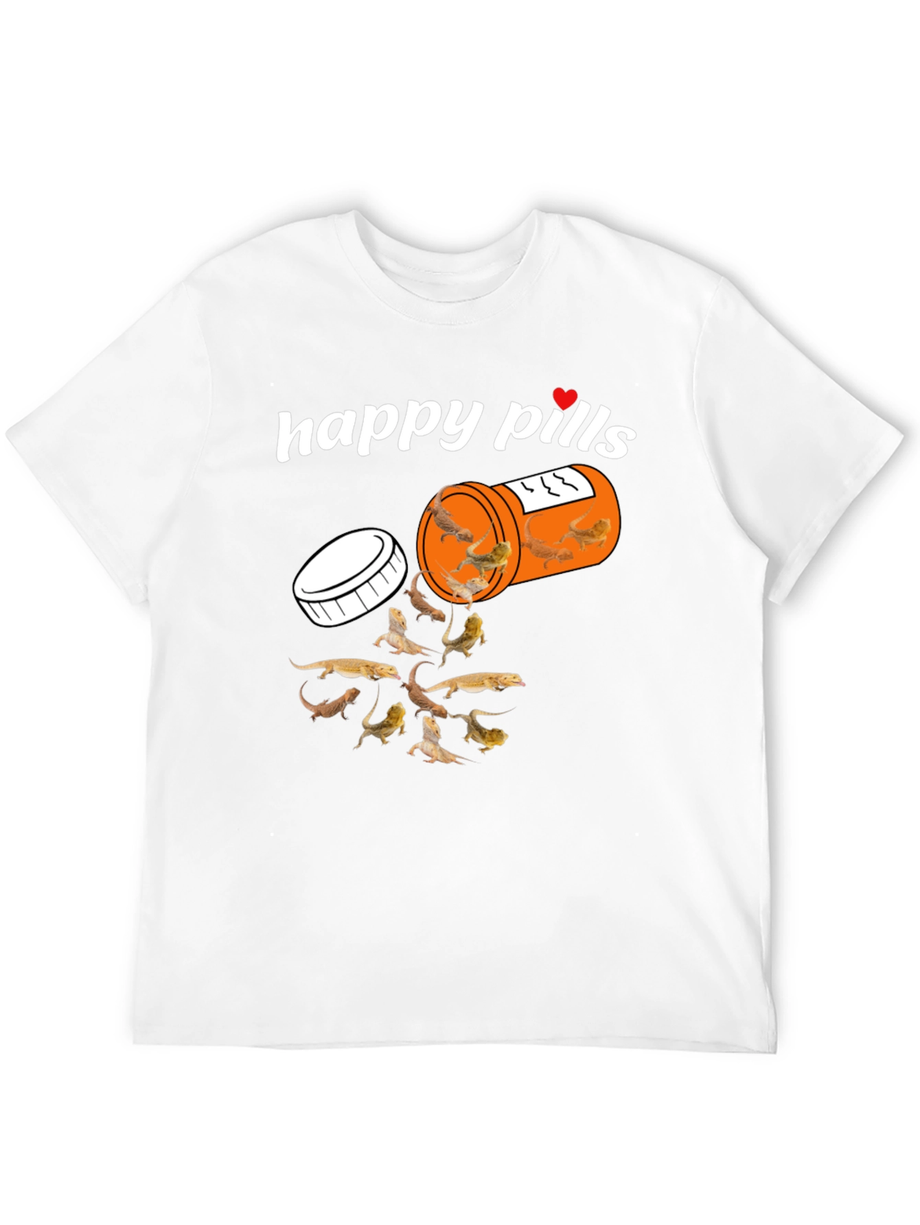 Happy Pills Bearded Dragon T-Shirt