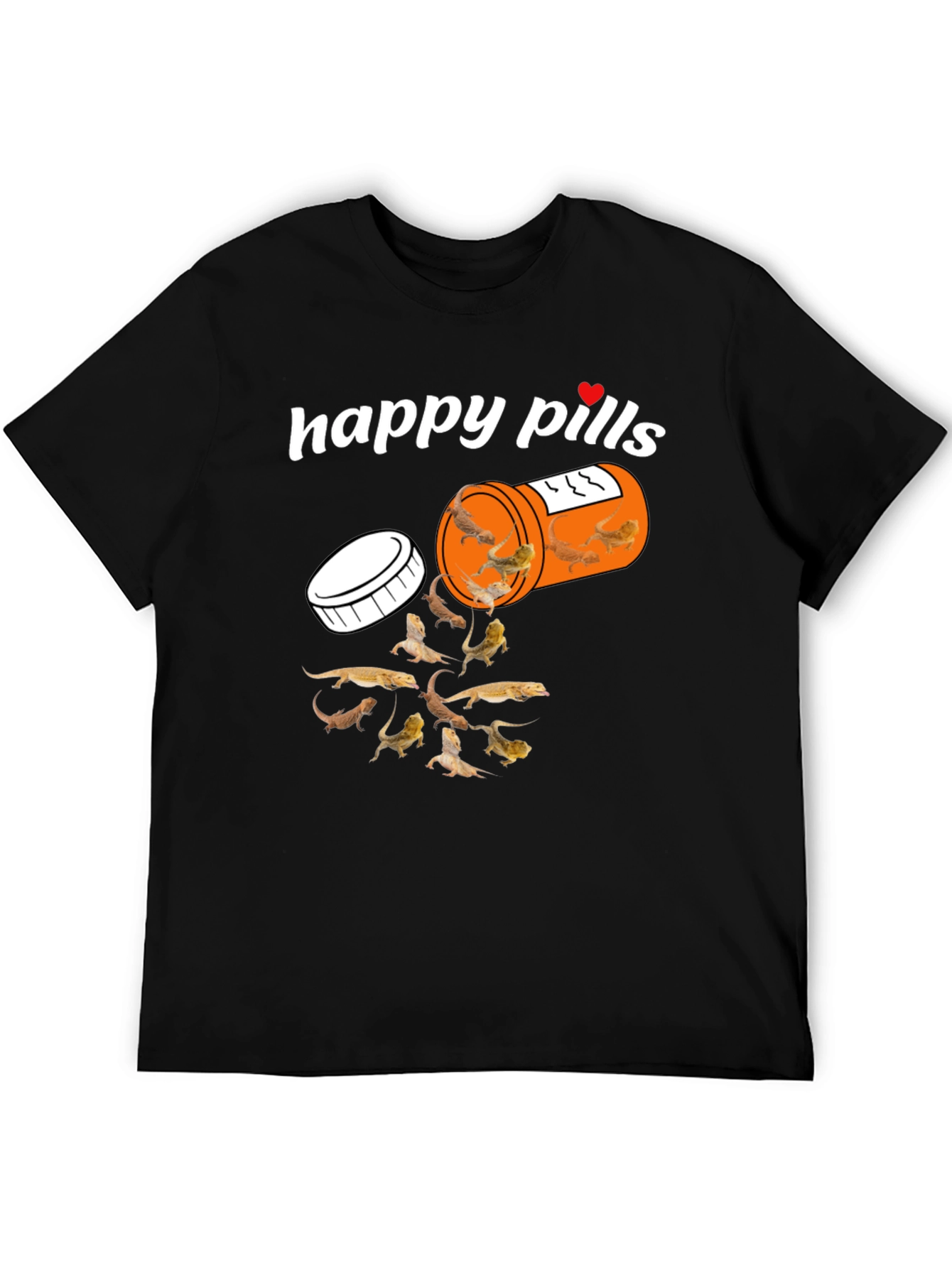 Happy Pills Bearded Dragon T-Shirt