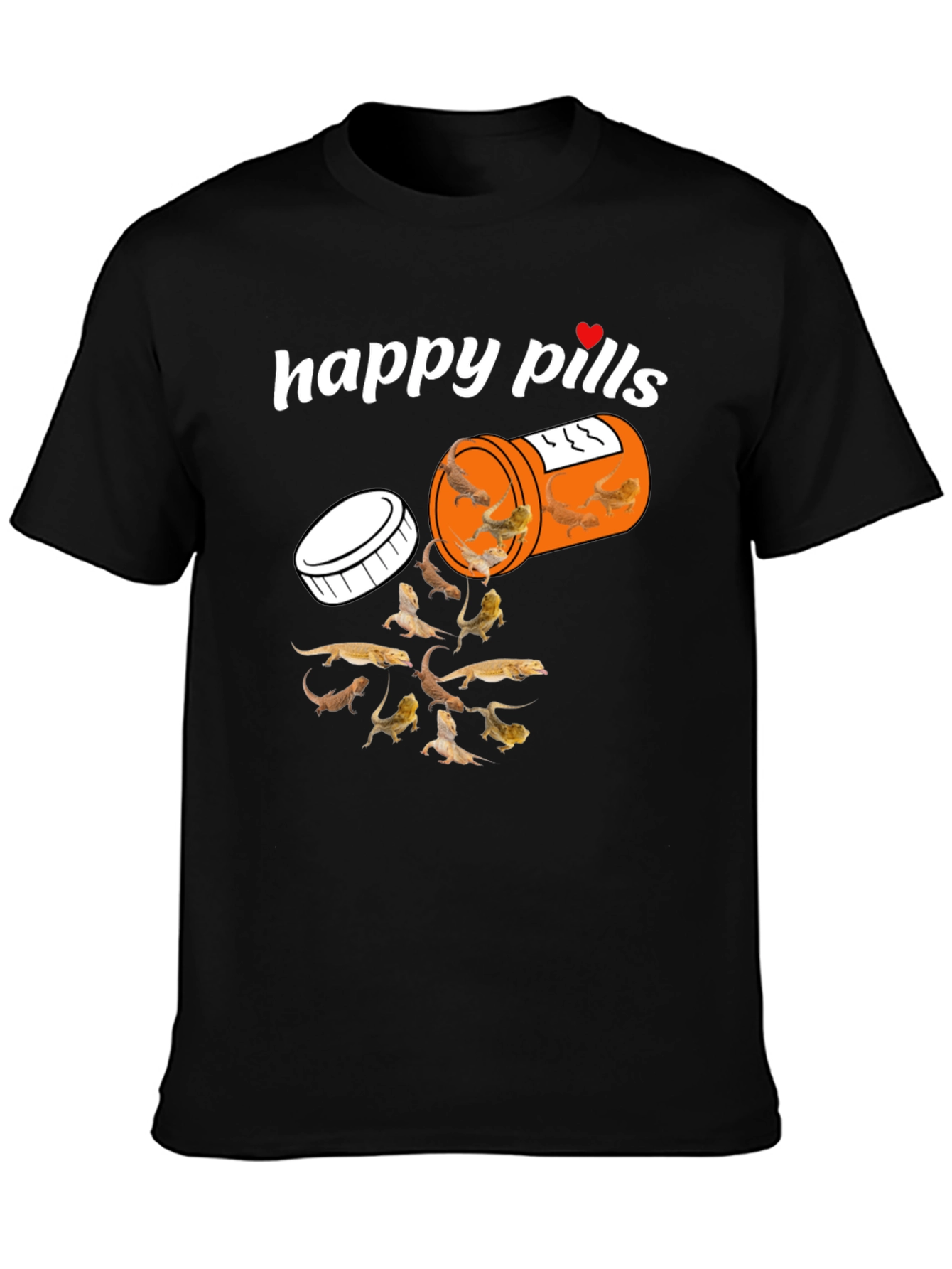Happy Pills Bearded Dragon T-Shirt