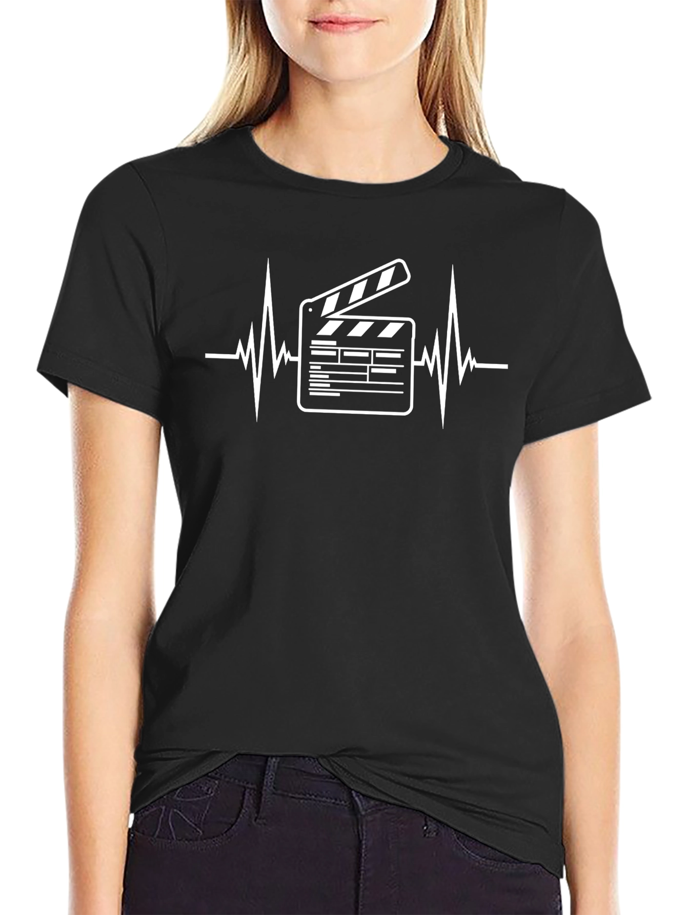 Movie Lover Heartbeat T-Shirt