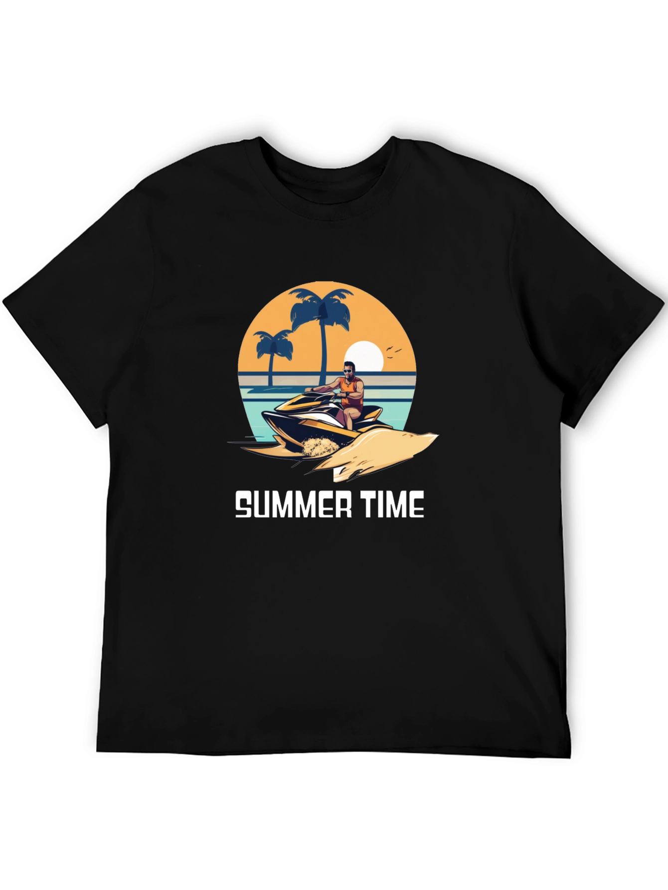 Summer Time Graphic T-Shirt - Beach Vibes