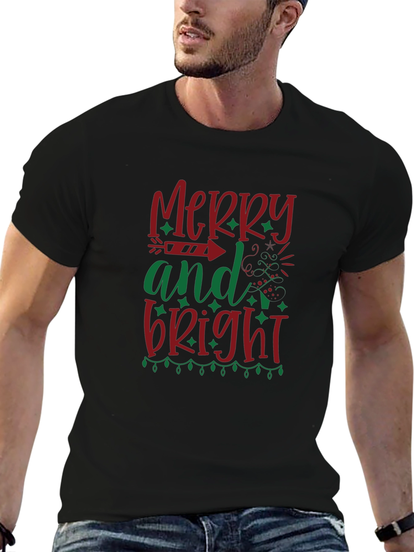 Merry and Bright Christmas T-Shirt