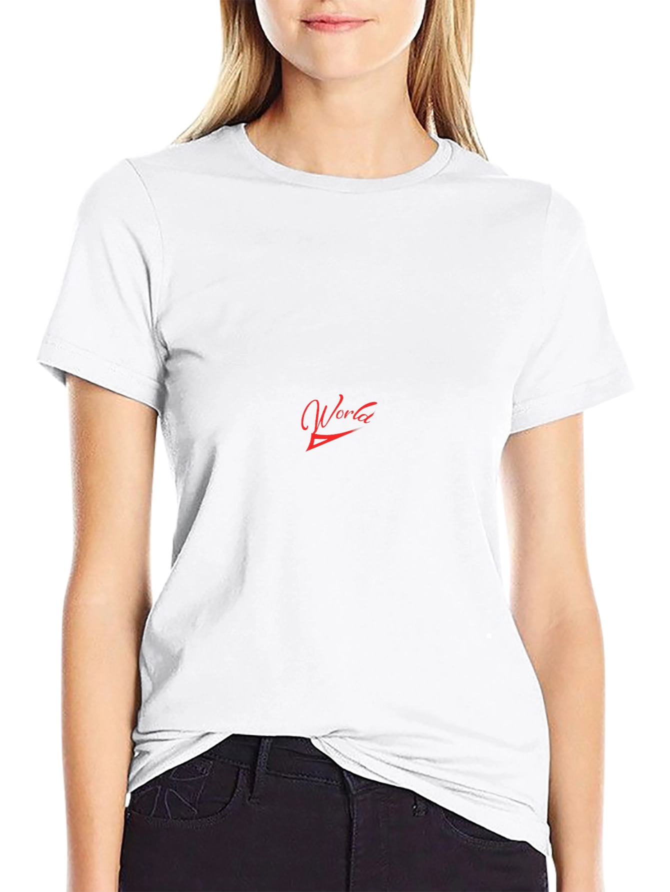 World Graphic Black T-Shirt