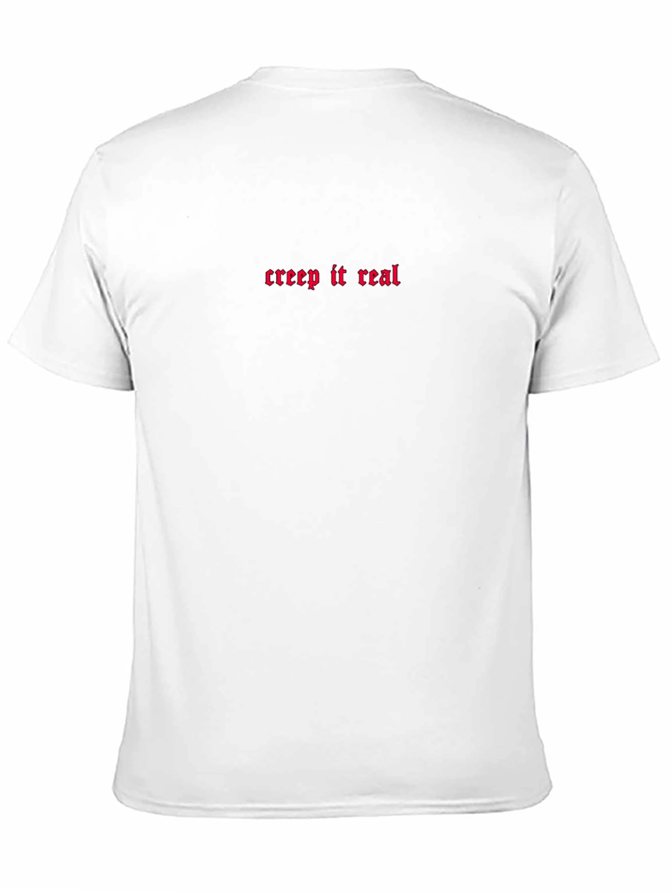 Creep It Real Graphic Tee - Black Cotton T-Shirt