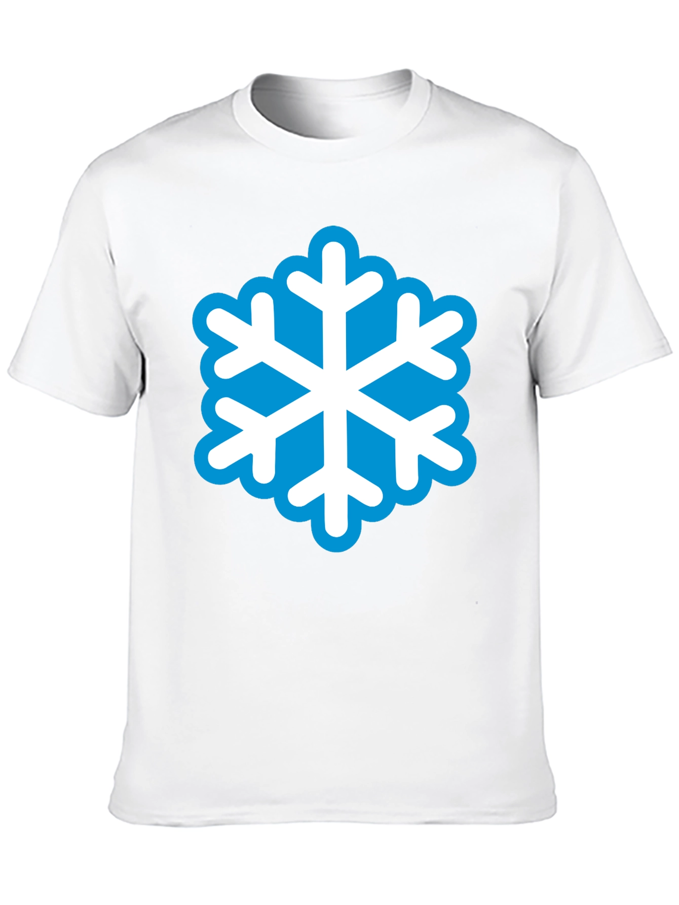 Snowflake Graphic Black T-Shirt