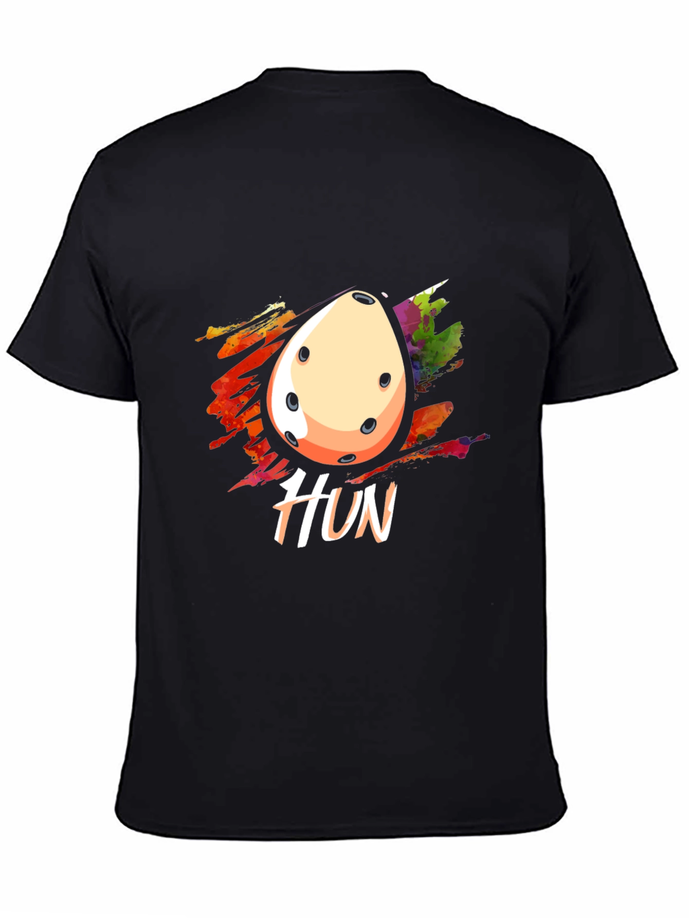 Hun Ocarina T-Shirt - Musical Instrument Design