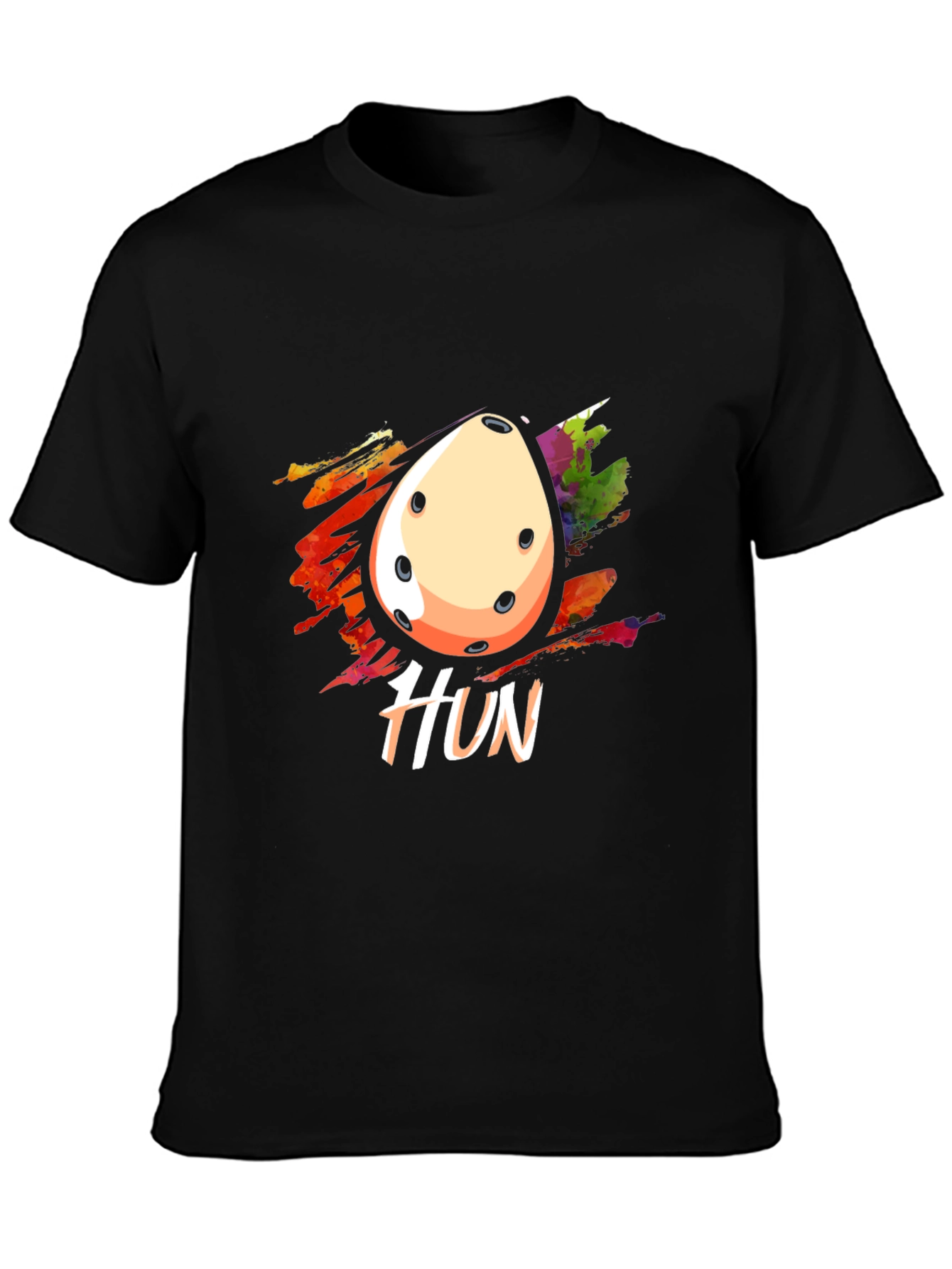 Hun Ocarina T-Shirt - Musical Instrument Design
