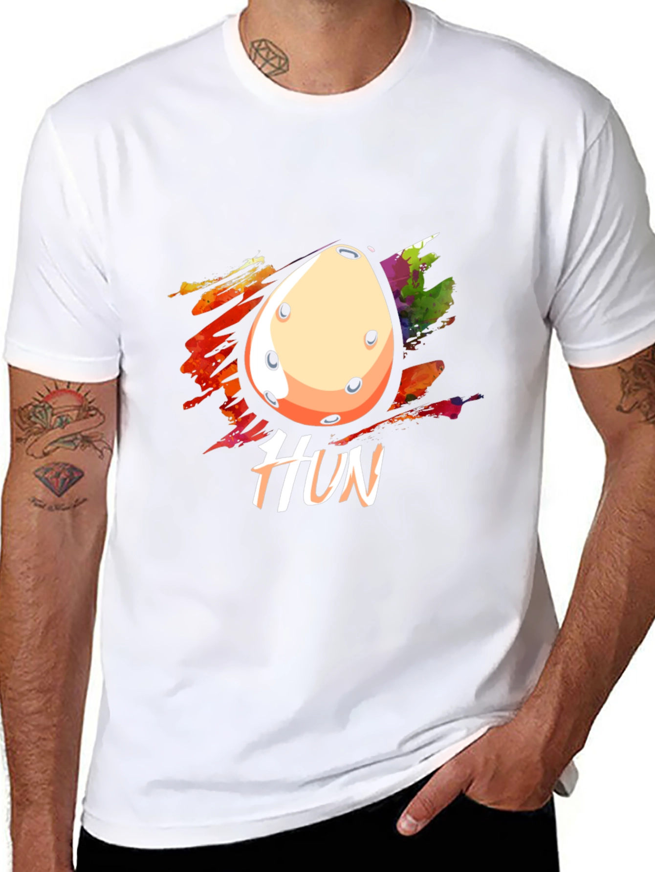 Hun Ocarina T-Shirt - Musical Instrument Design