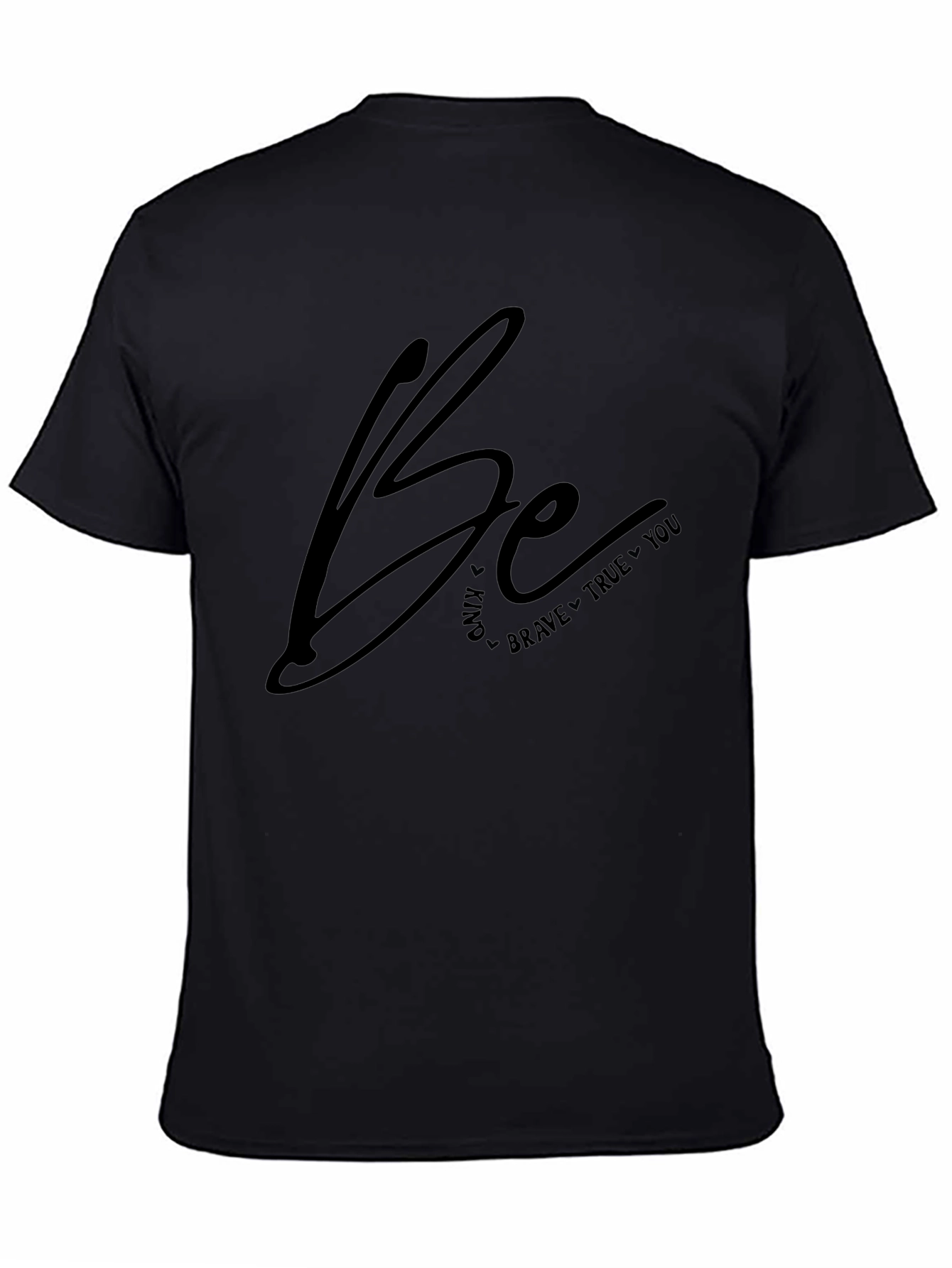 Be Kind Brave True Black Graphic Tee